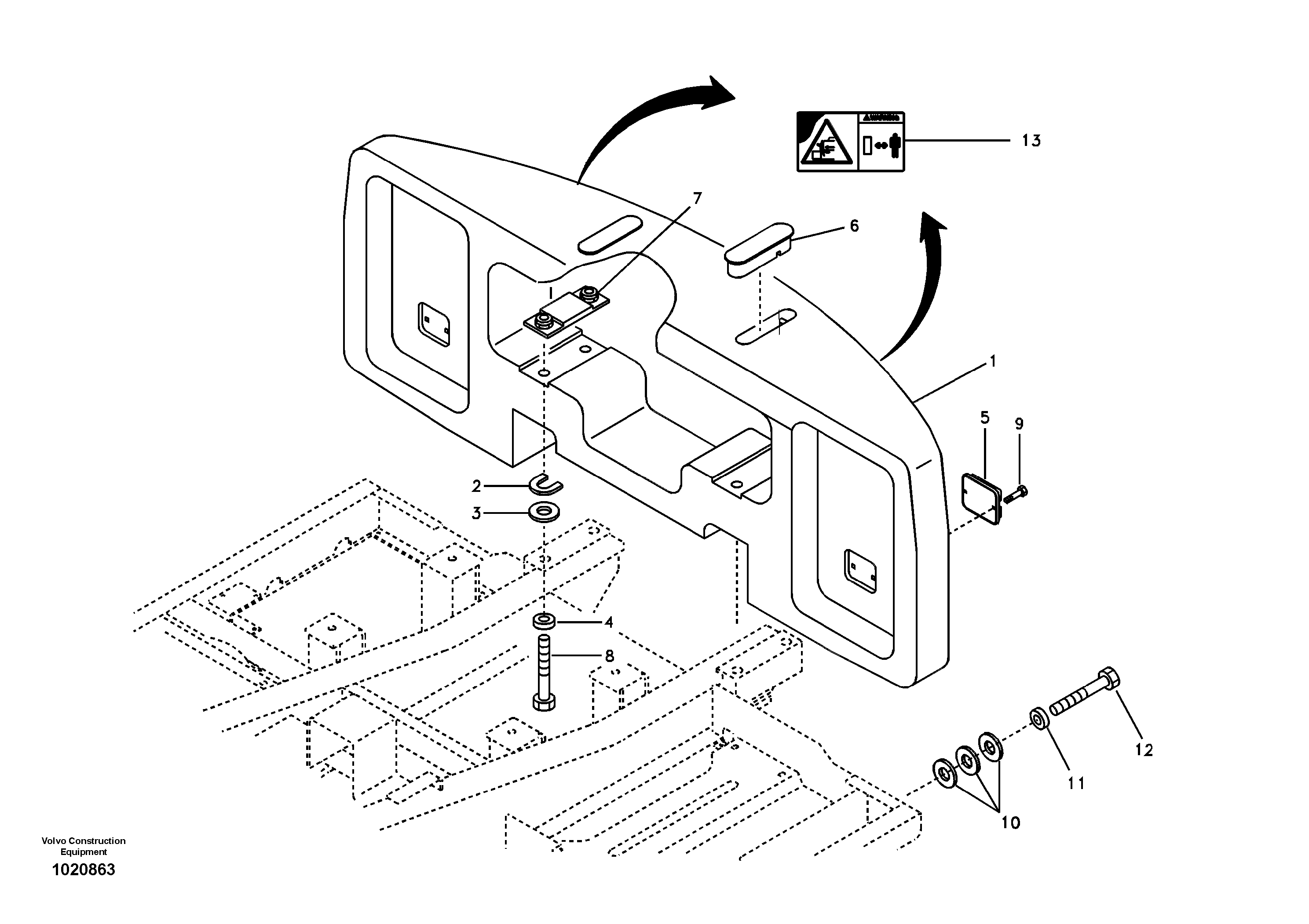 Counterweights — volvo parts diagram