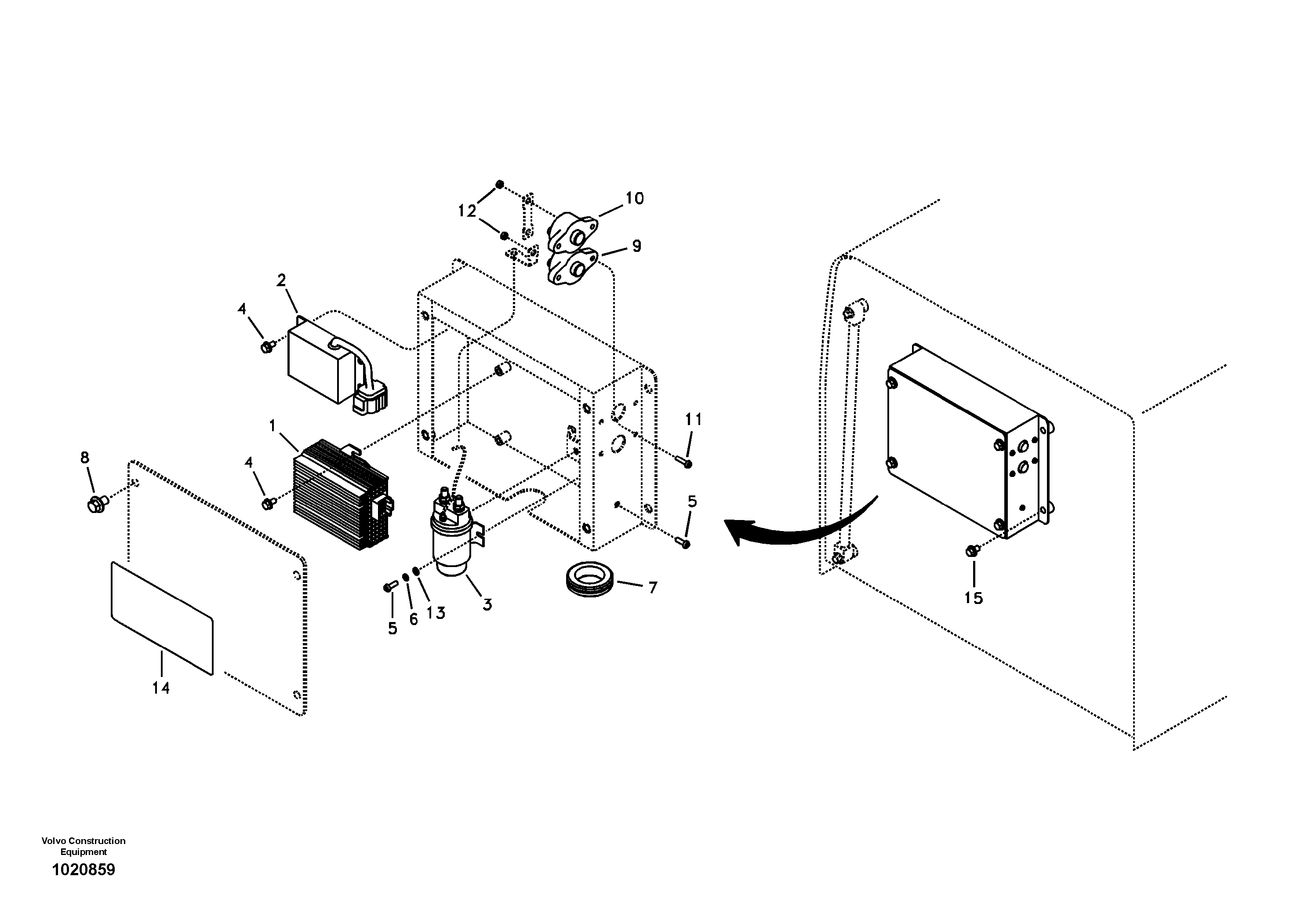 Electrical relay — volvo parts diagram