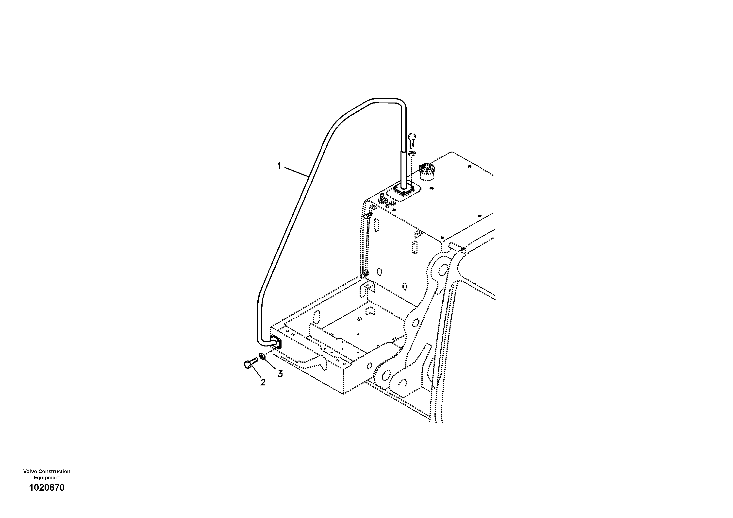 Handrail — volvo parts diagram