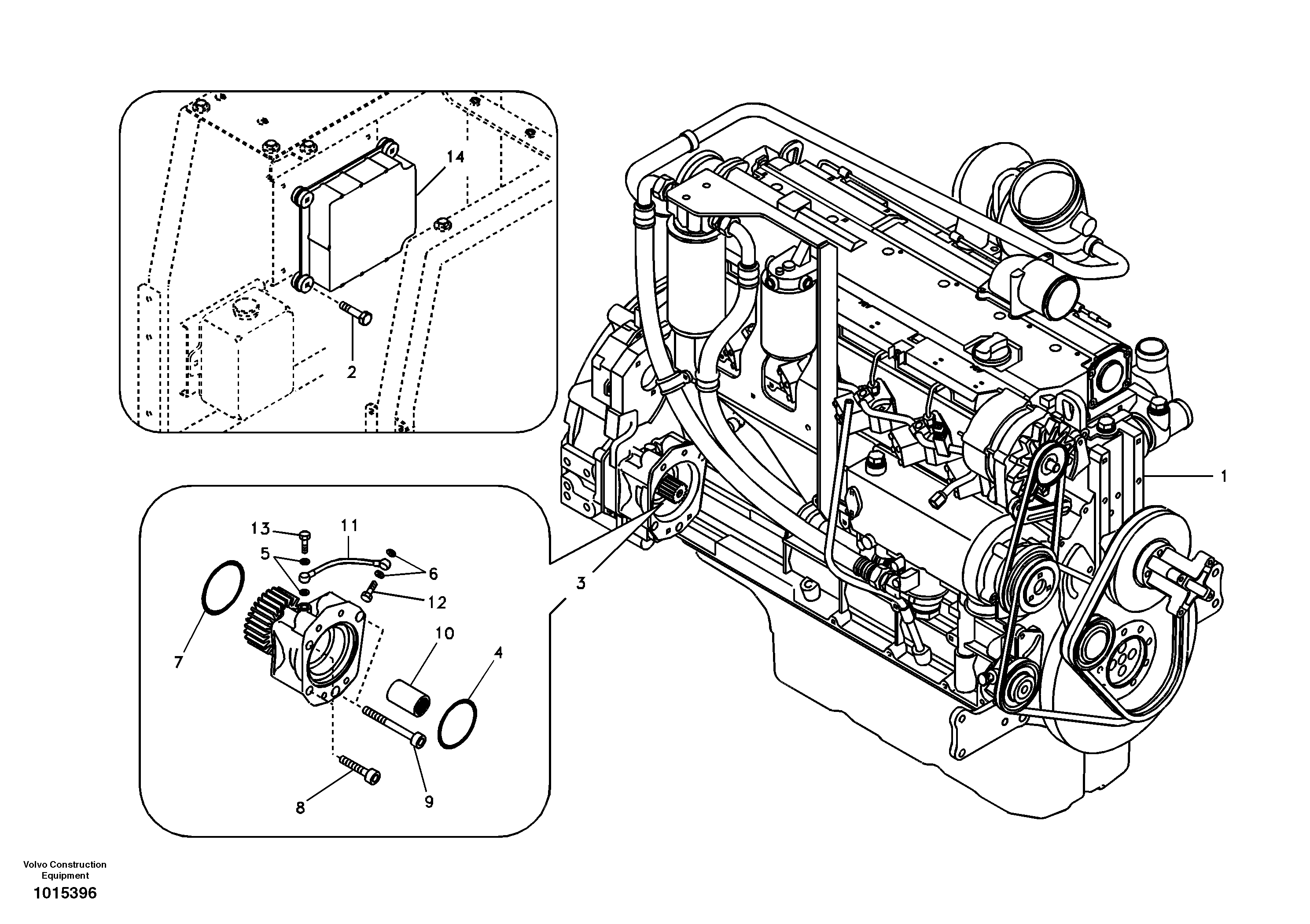 Engine — volvo parts diagram