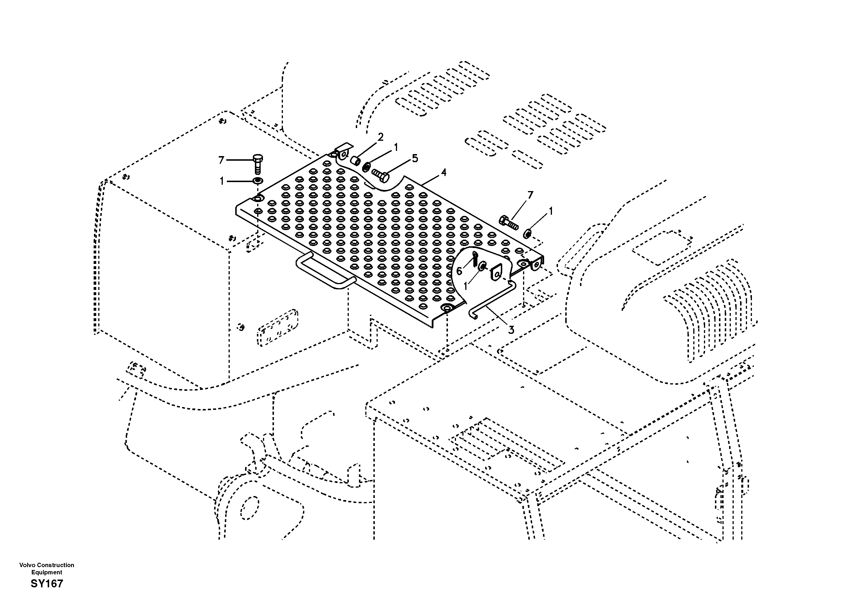 Cover, control valve — volvo parts diagram