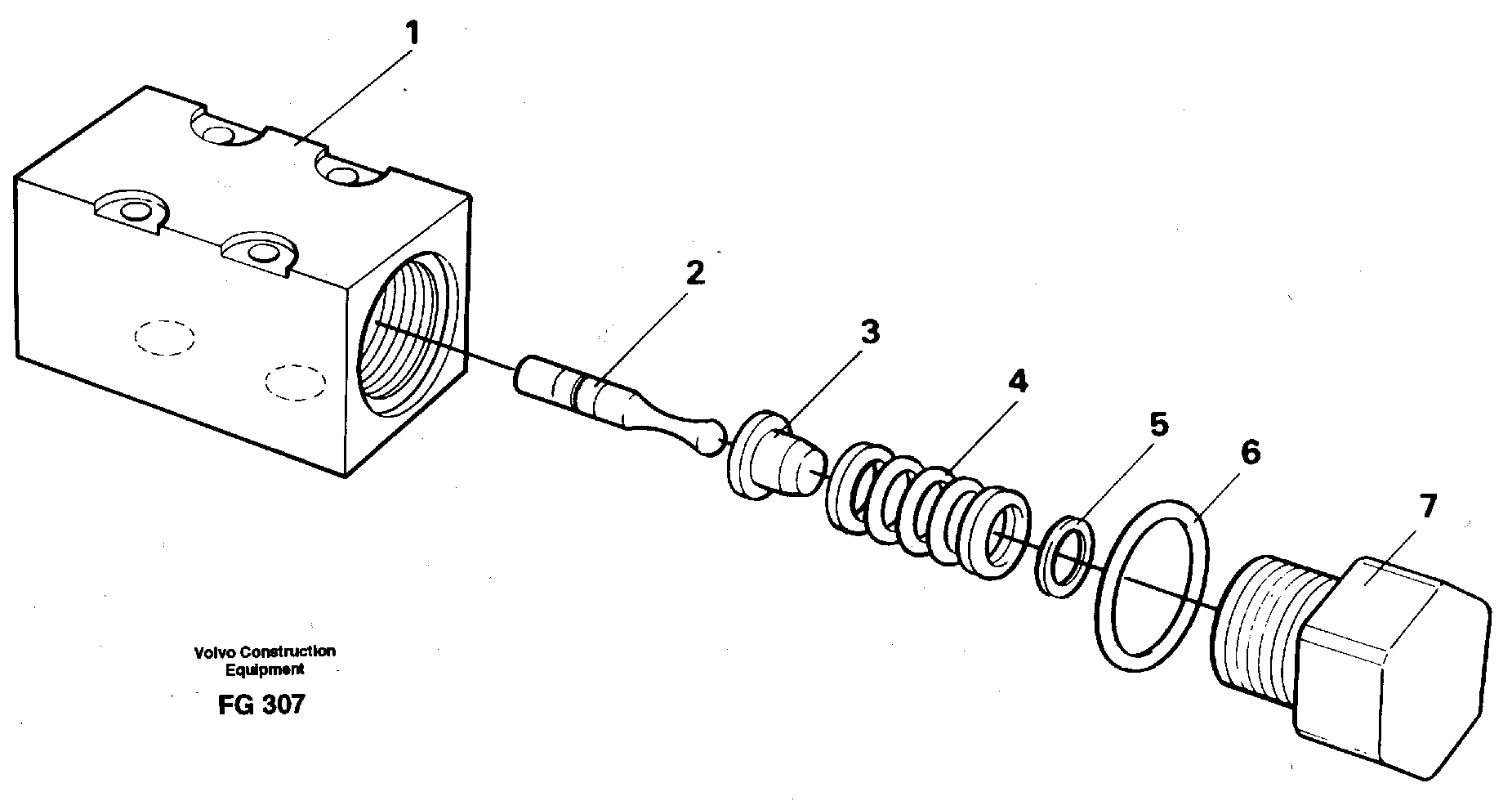 Pressure limiting valve  14267968 — volvo parts diagram