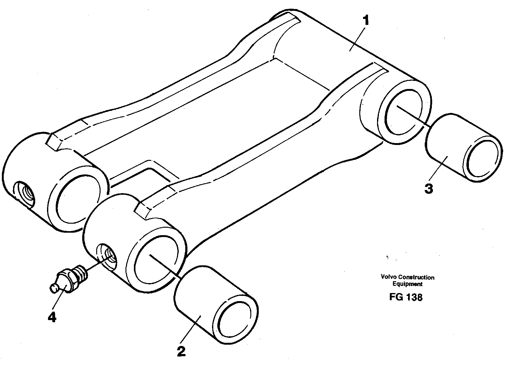 Bucket link  14265569 14341742 — volvo parts diagram
