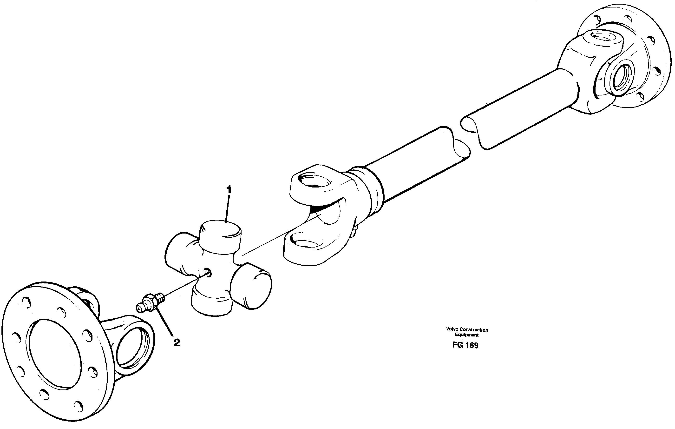 Power shafts  14268049 — volvo parts diagram