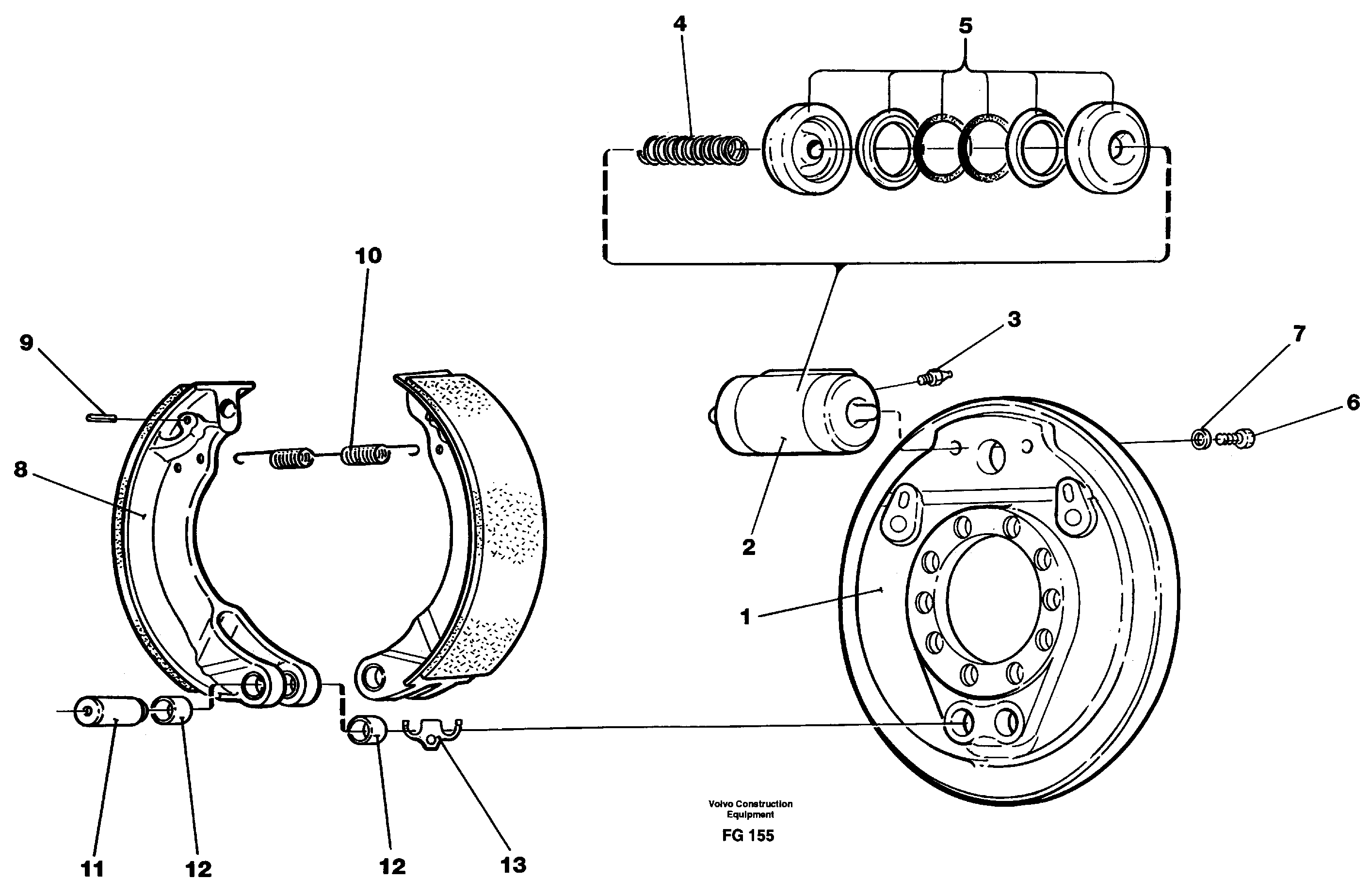 Brake — volvo parts diagram