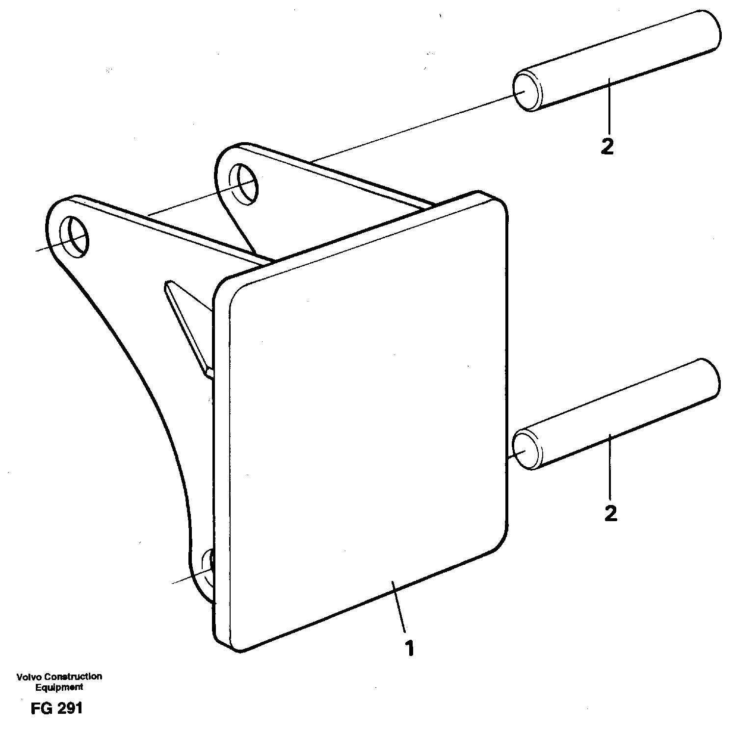 Hammer plate  14258943 — volvo parts diagram