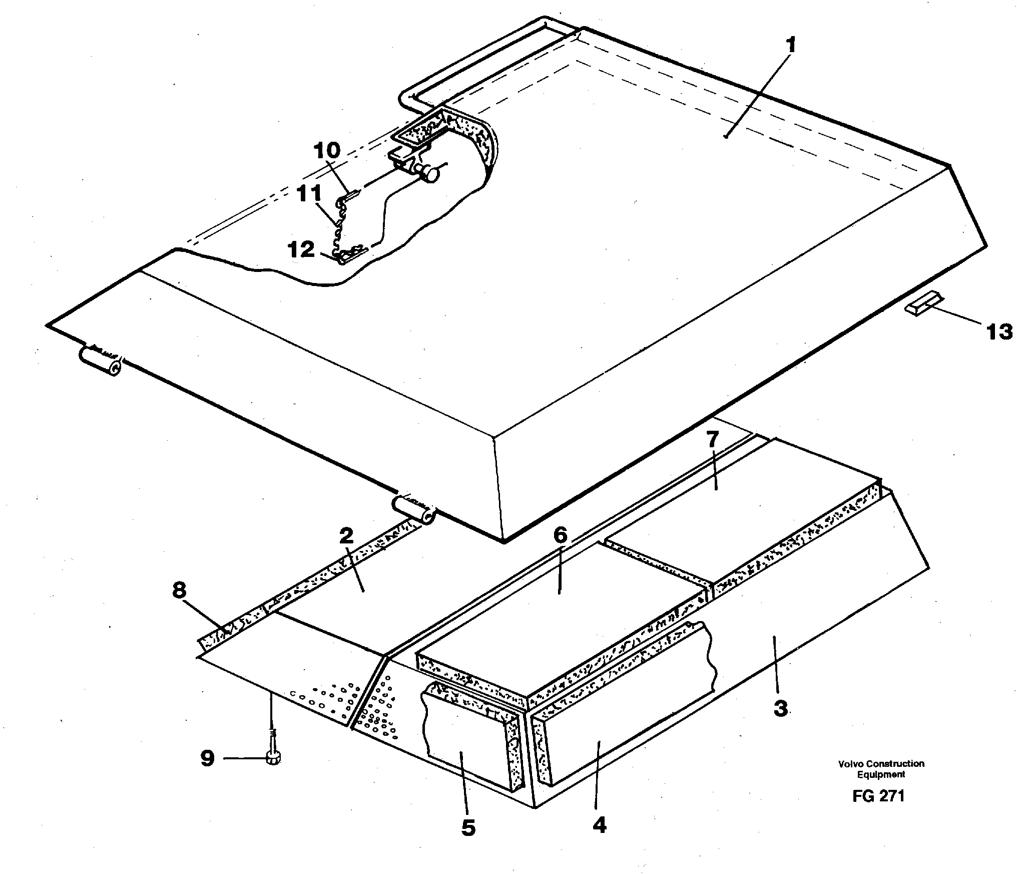 Hatch, engine — volvo parts diagram