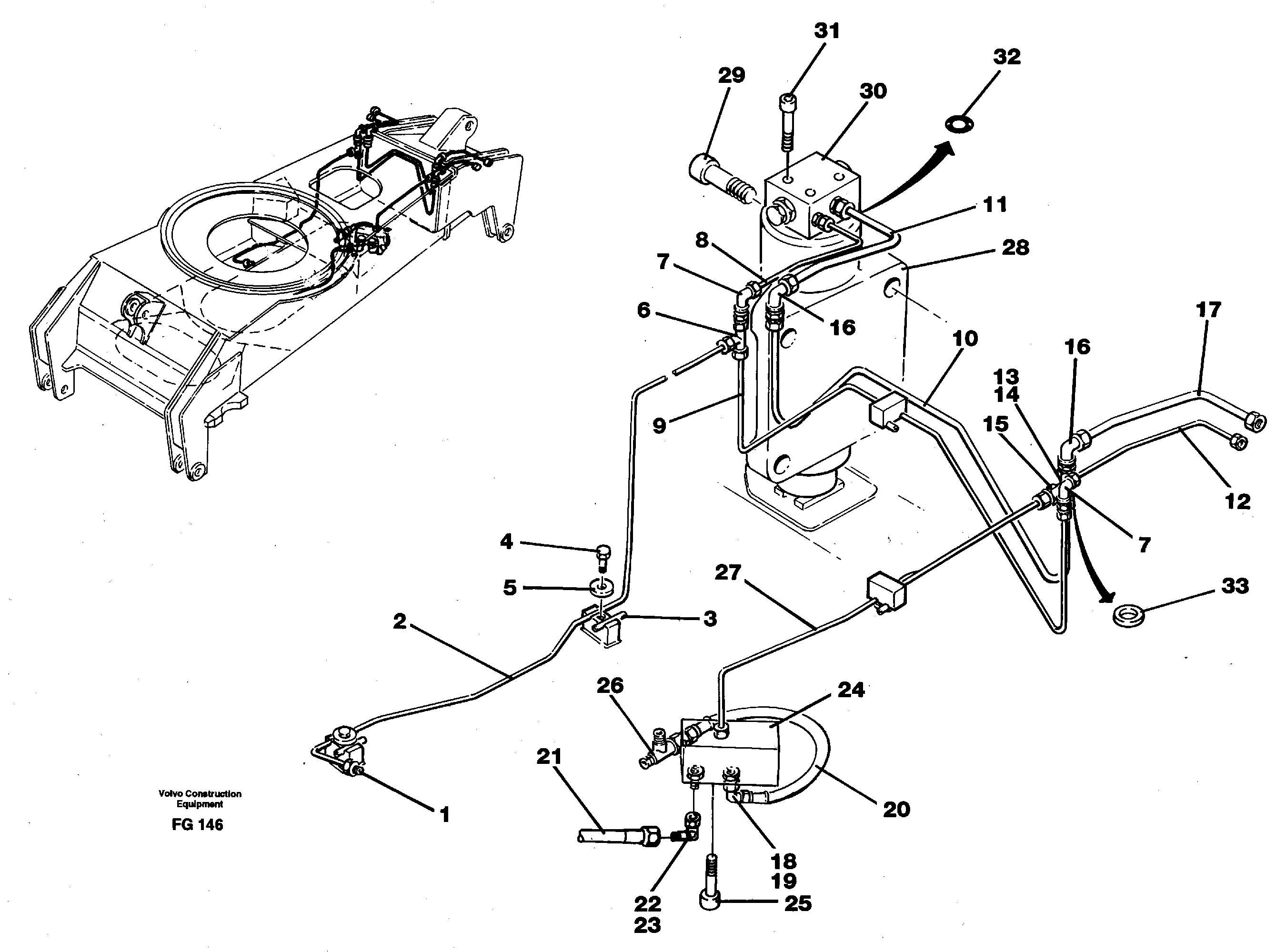 Oscillating system — volvo parts diagram