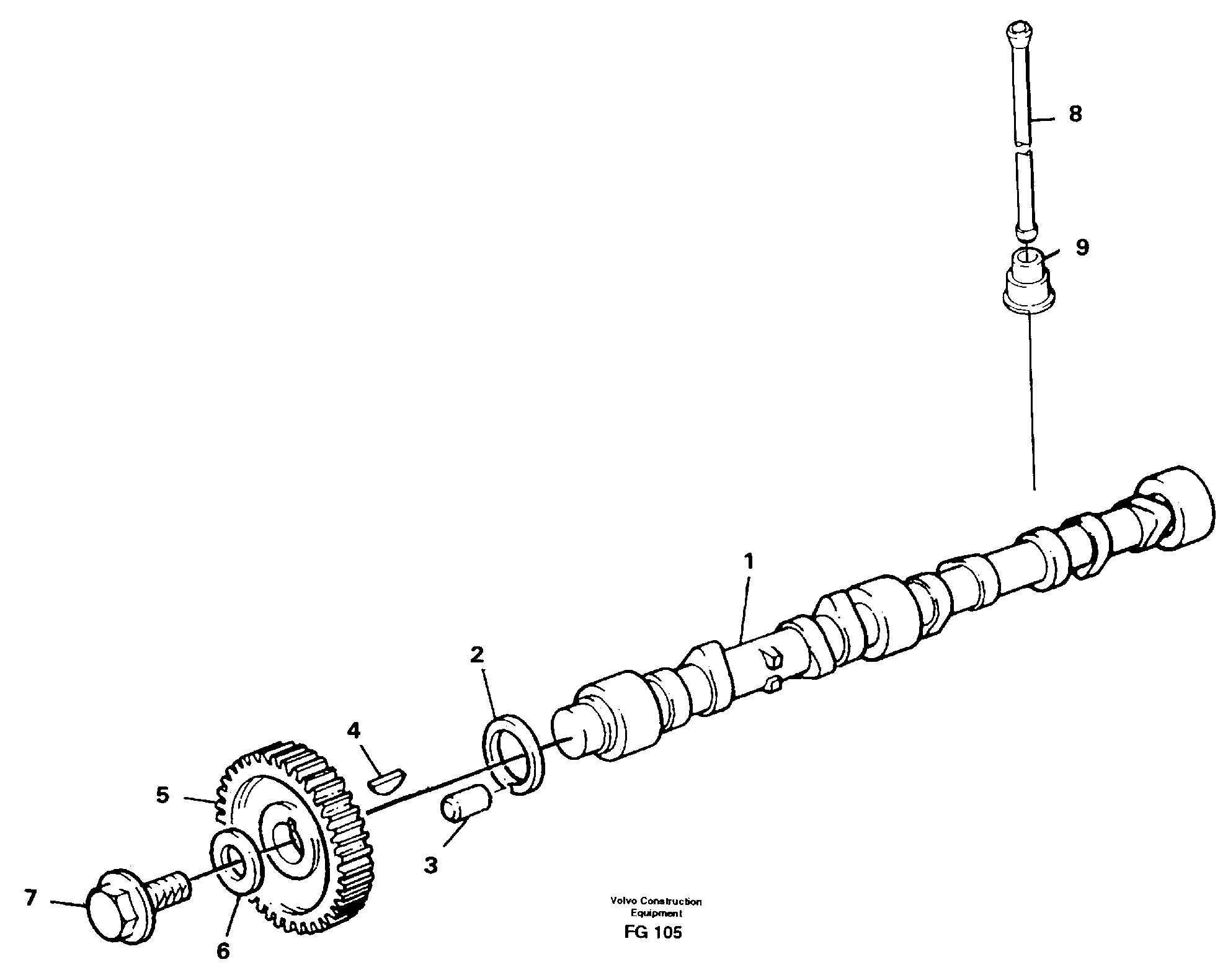 Camshaft — volvo parts diagram