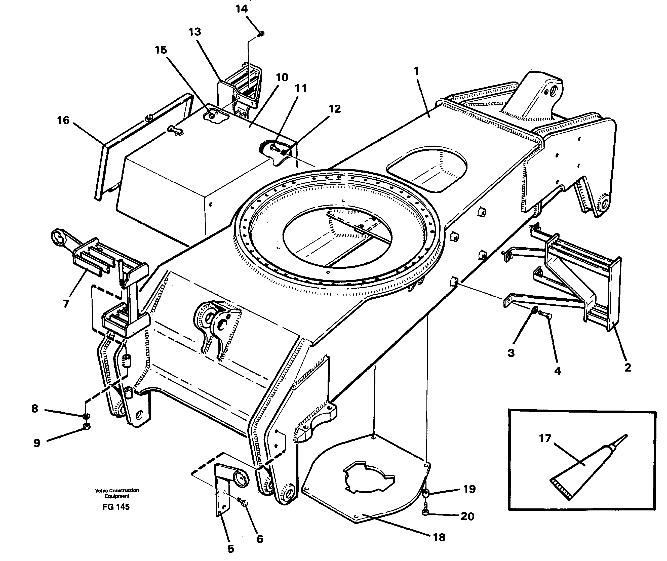 Undercarriage  14268049 — volvo parts diagram