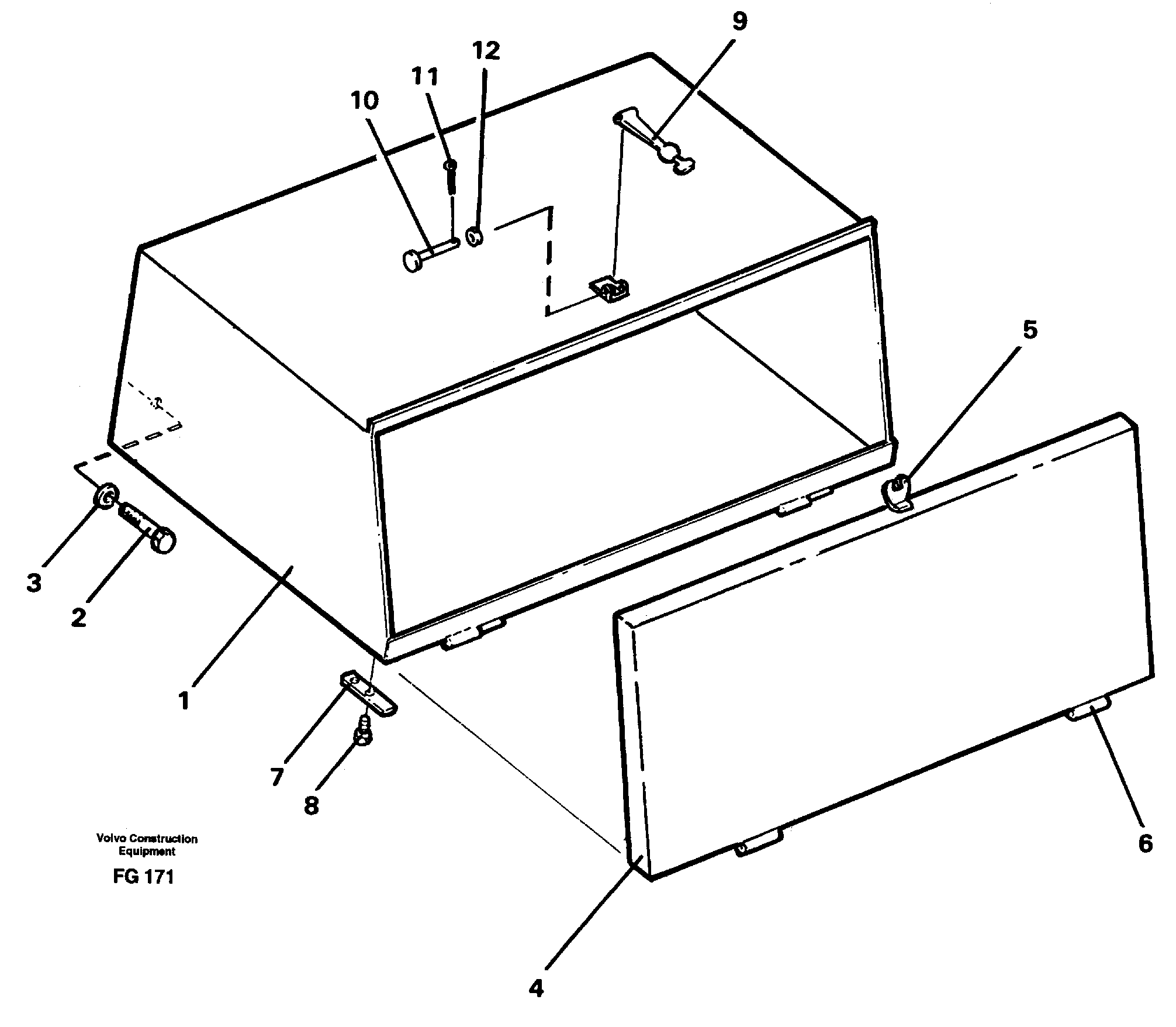 Toolbox  14268049 — volvo parts diagram