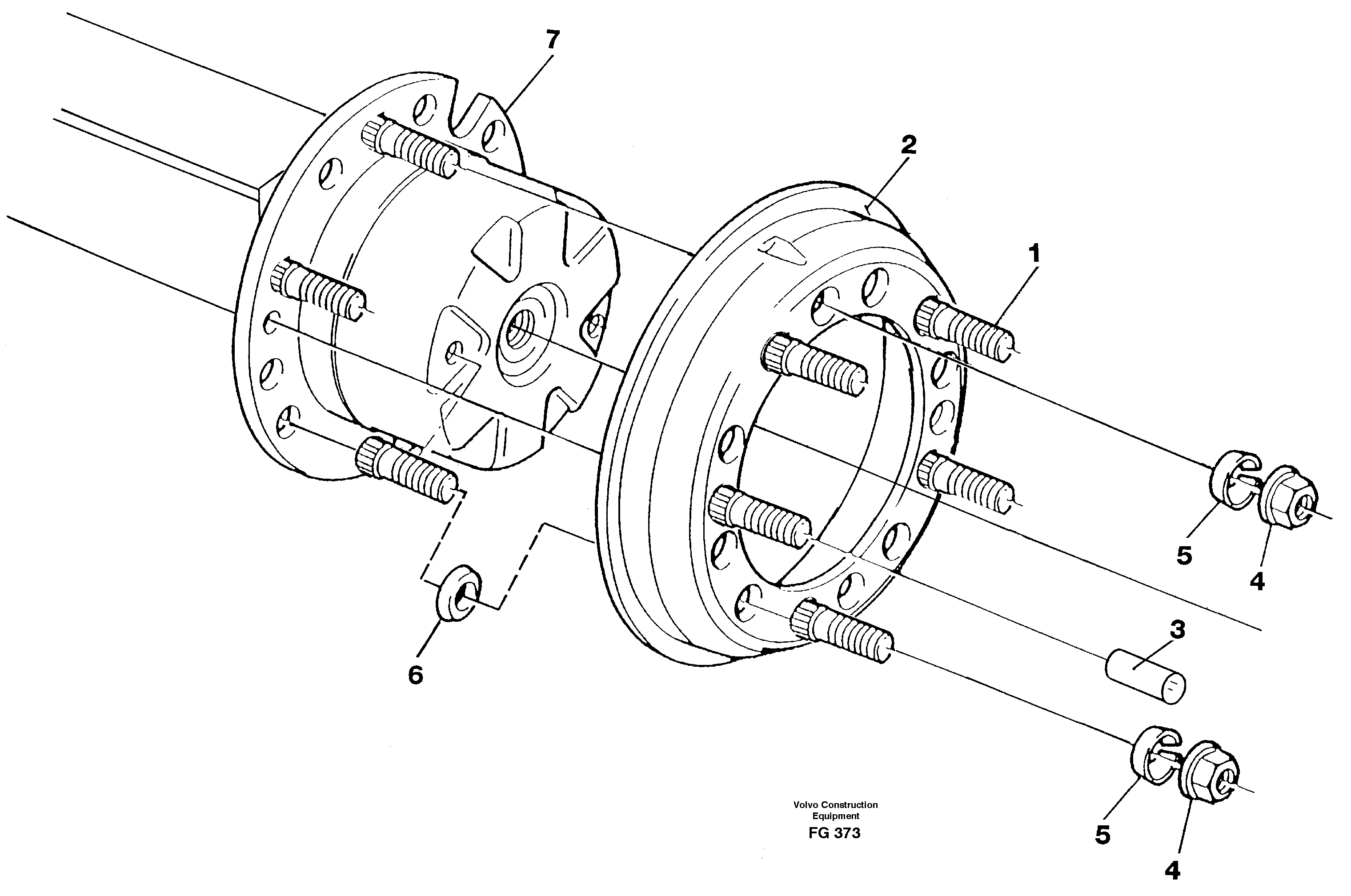 Widening ring  14256139 — volvo parts diagram