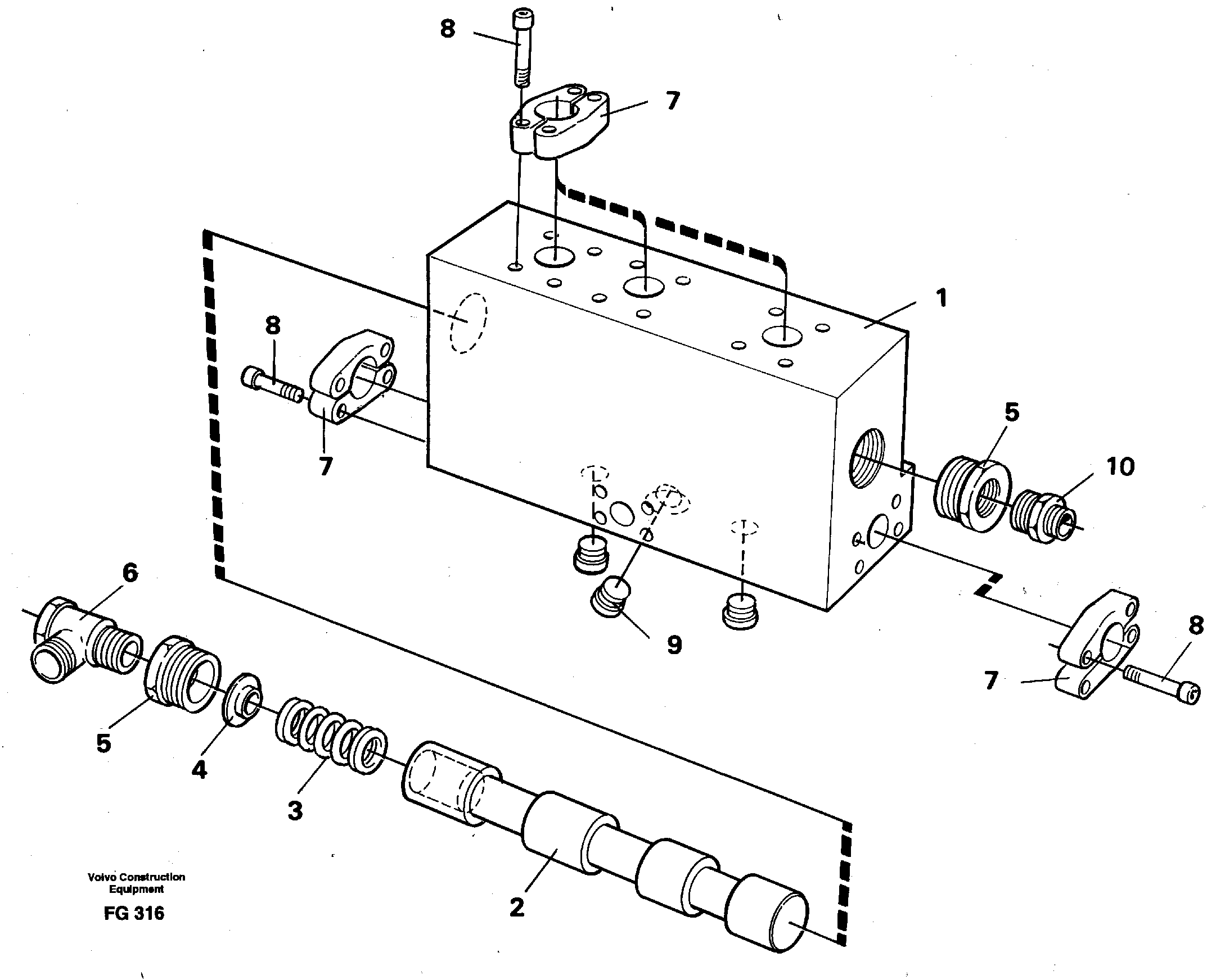 Operating valve  14262401 14259547 — volvo parts diagram