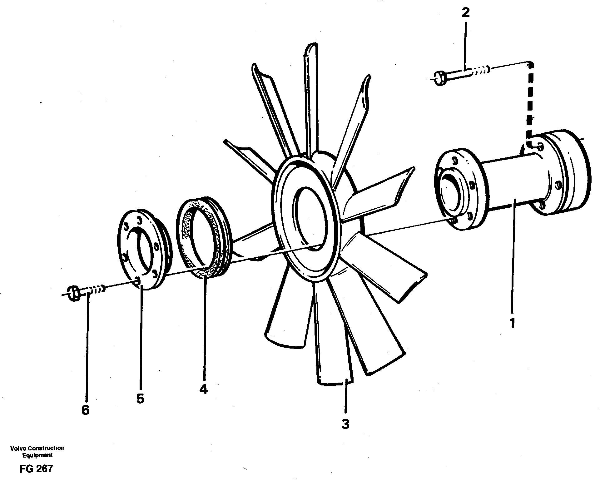 Fan — volvo parts diagram
