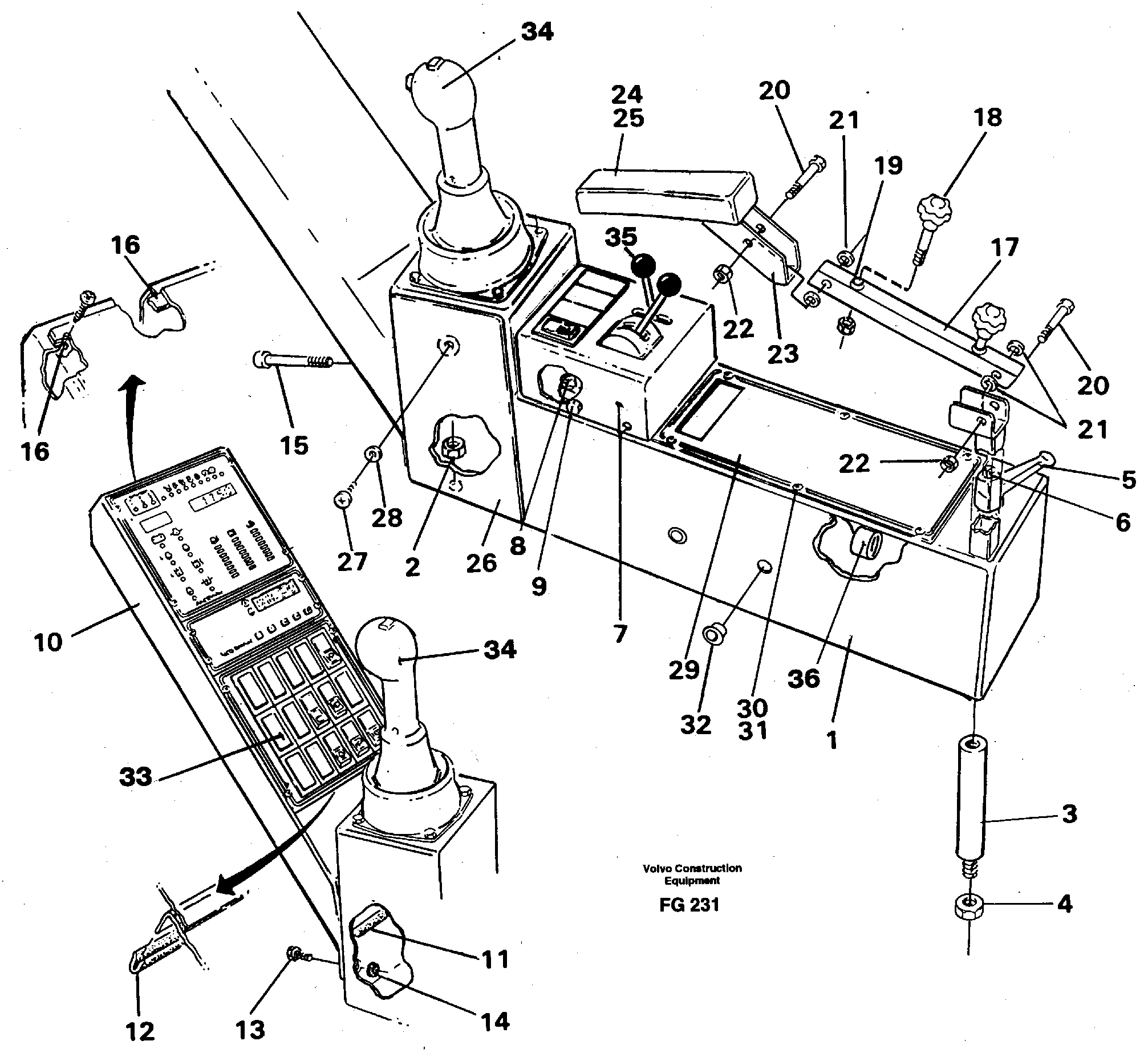 Side panel right — volvo parts diagram