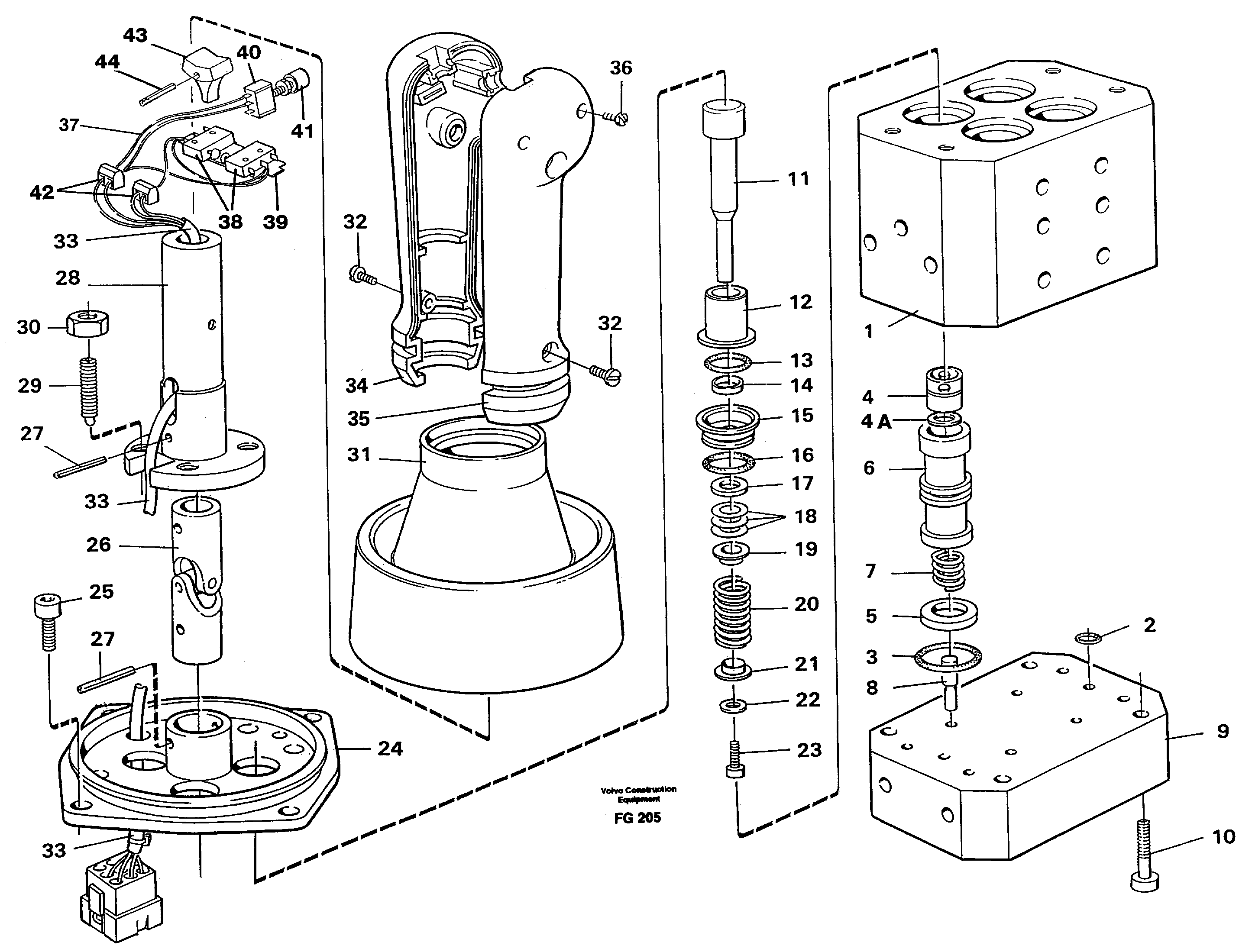 Control pressure valve — volvo parts diagram