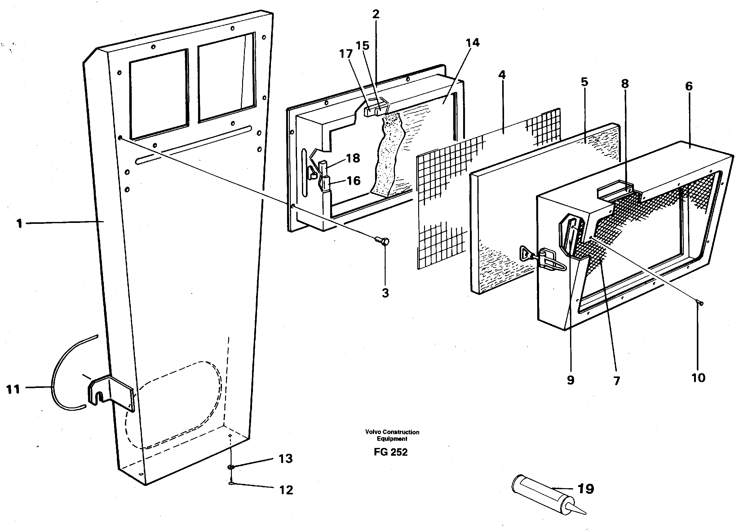 Air inlet — volvo parts diagram