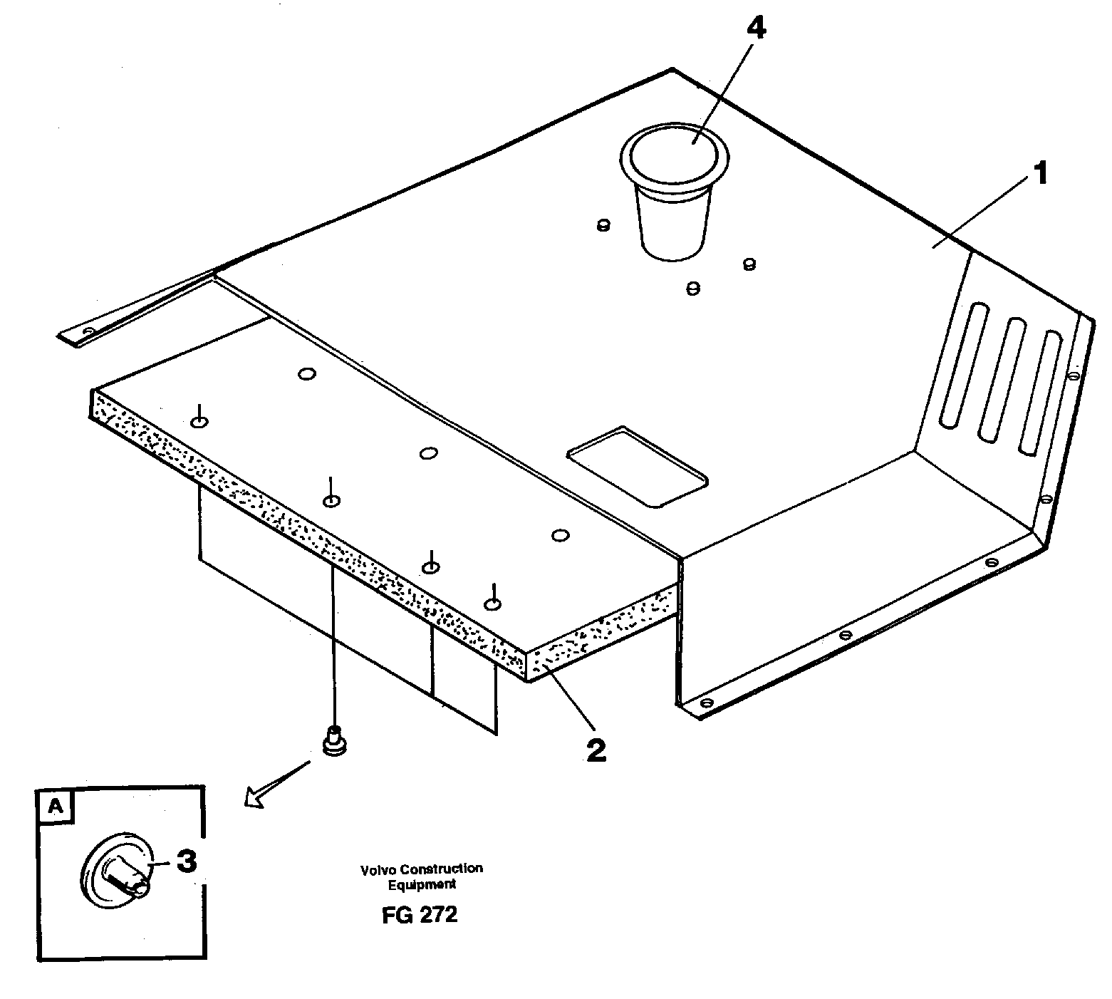 Hatch, air filter — volvo parts diagram
