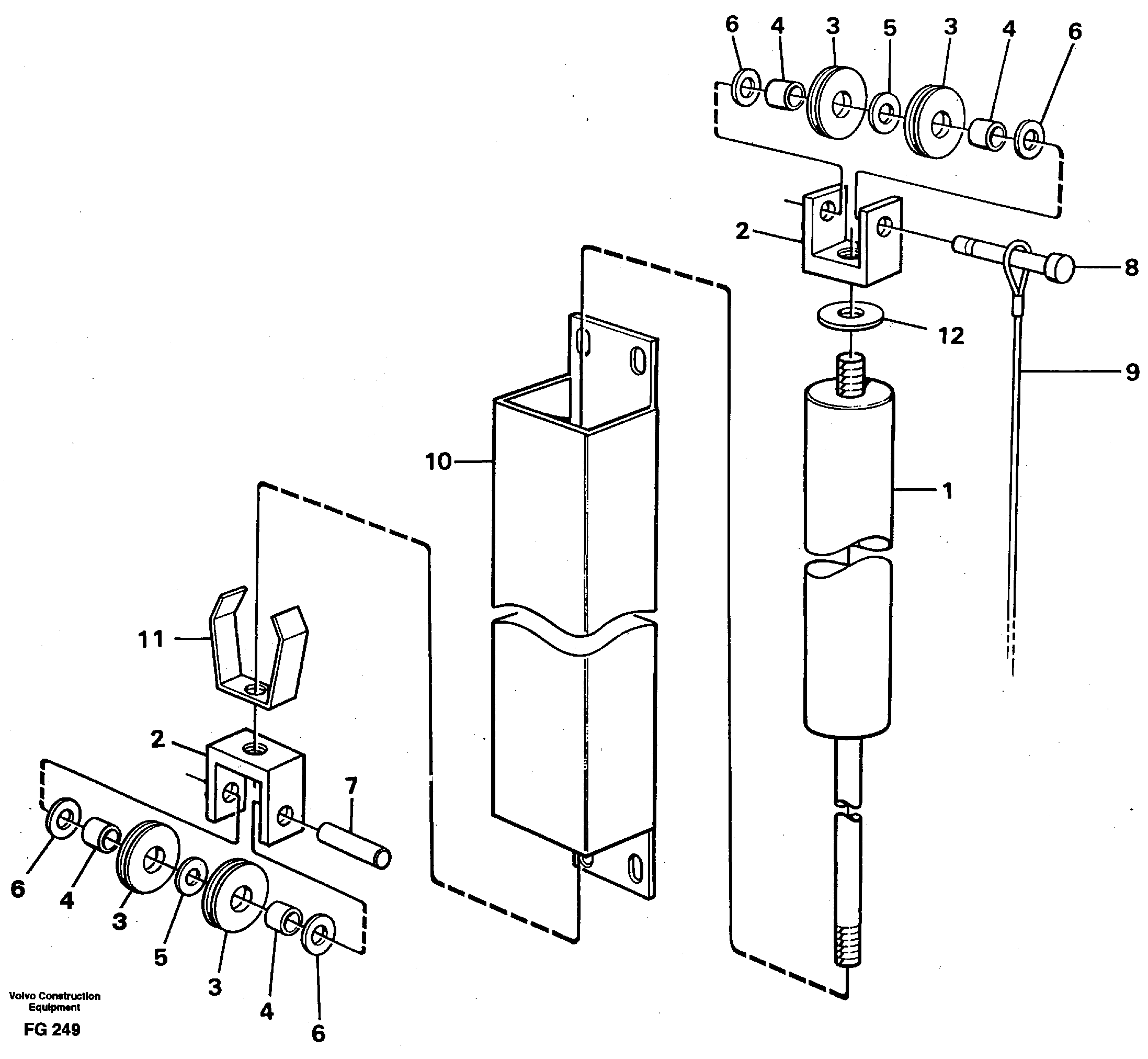 Window lifts — volvo parts diagram