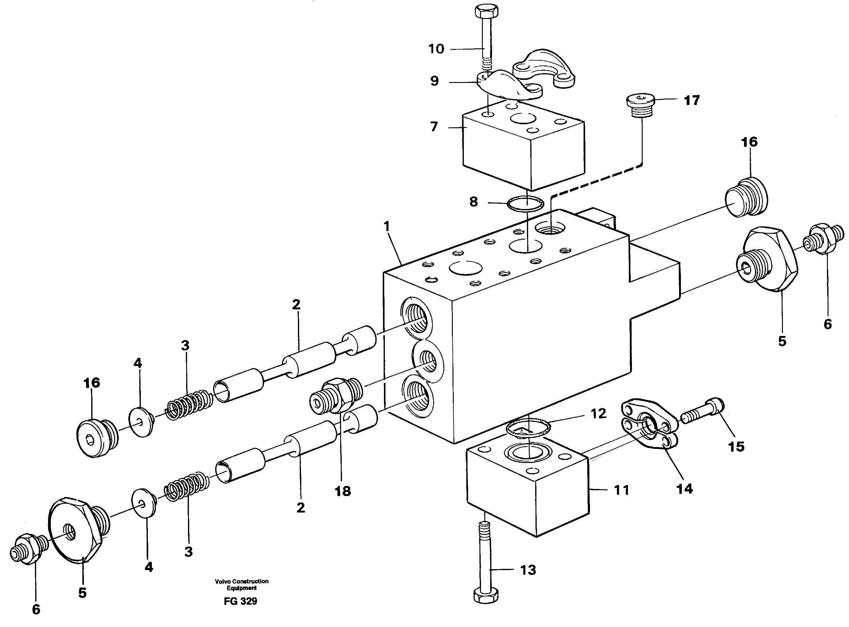 Operating valve  14253462 — volvo parts diagram