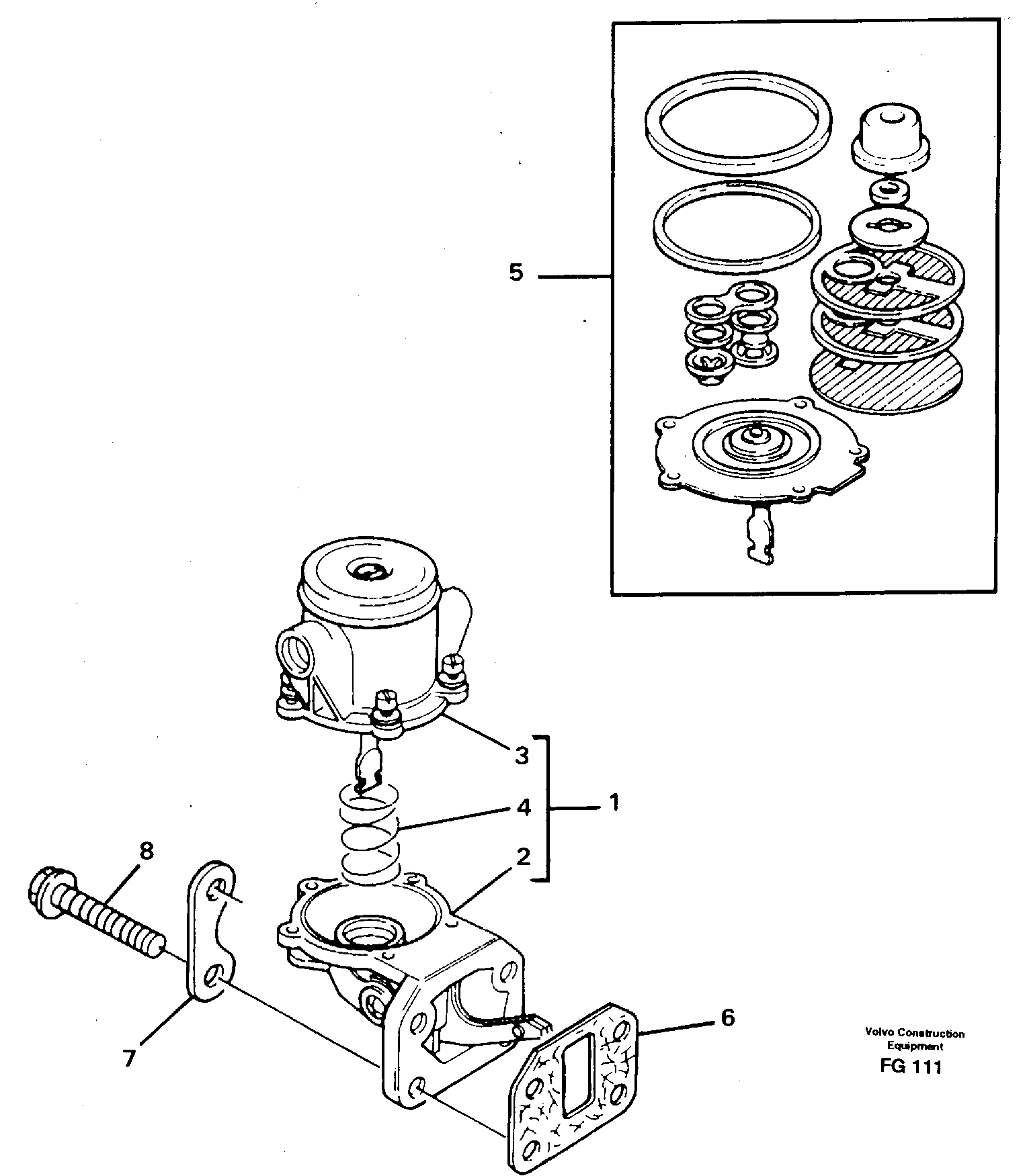 Fuel pump — volvo parts diagram