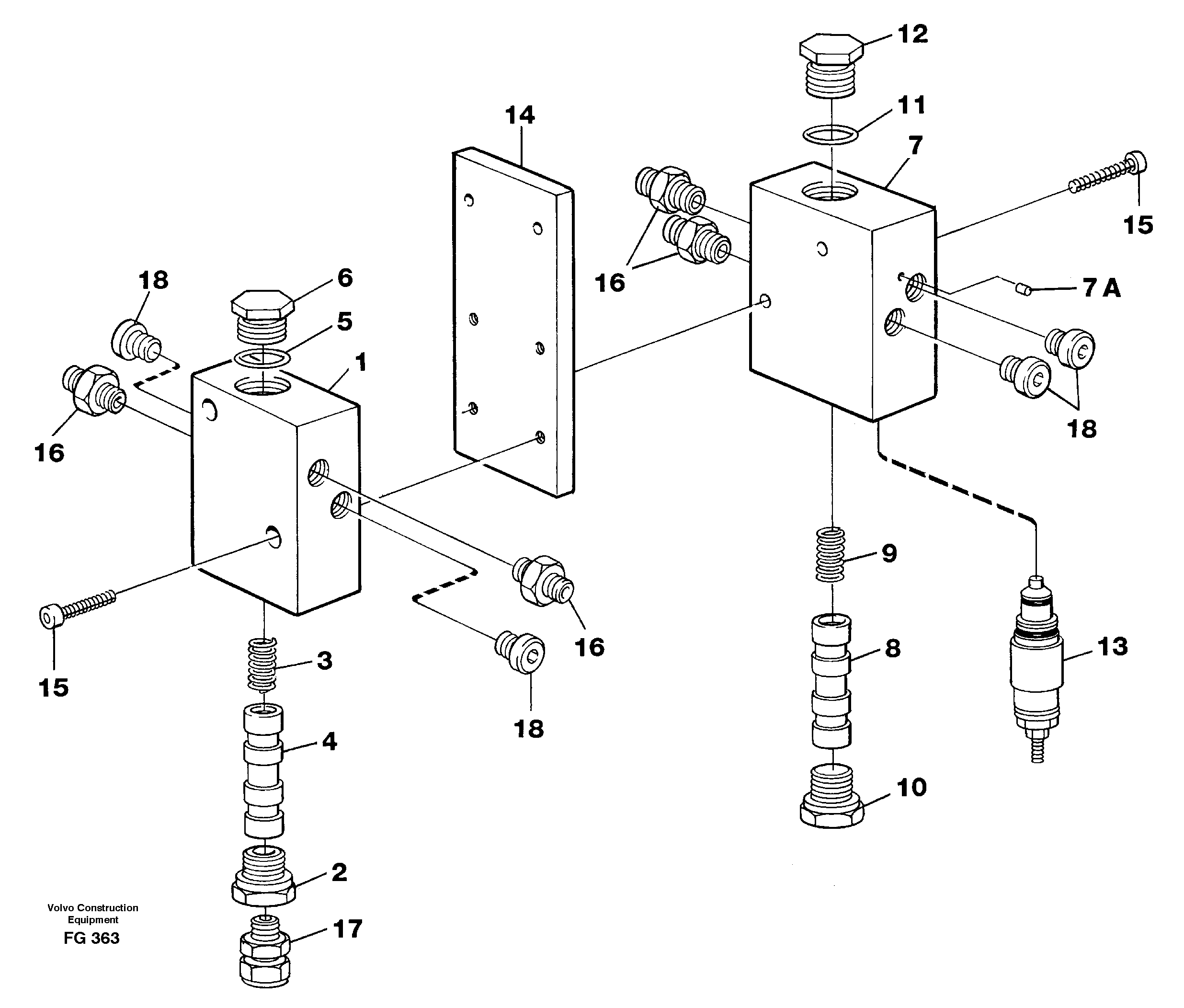 Relay valves  14267971 — volvo parts diagram
