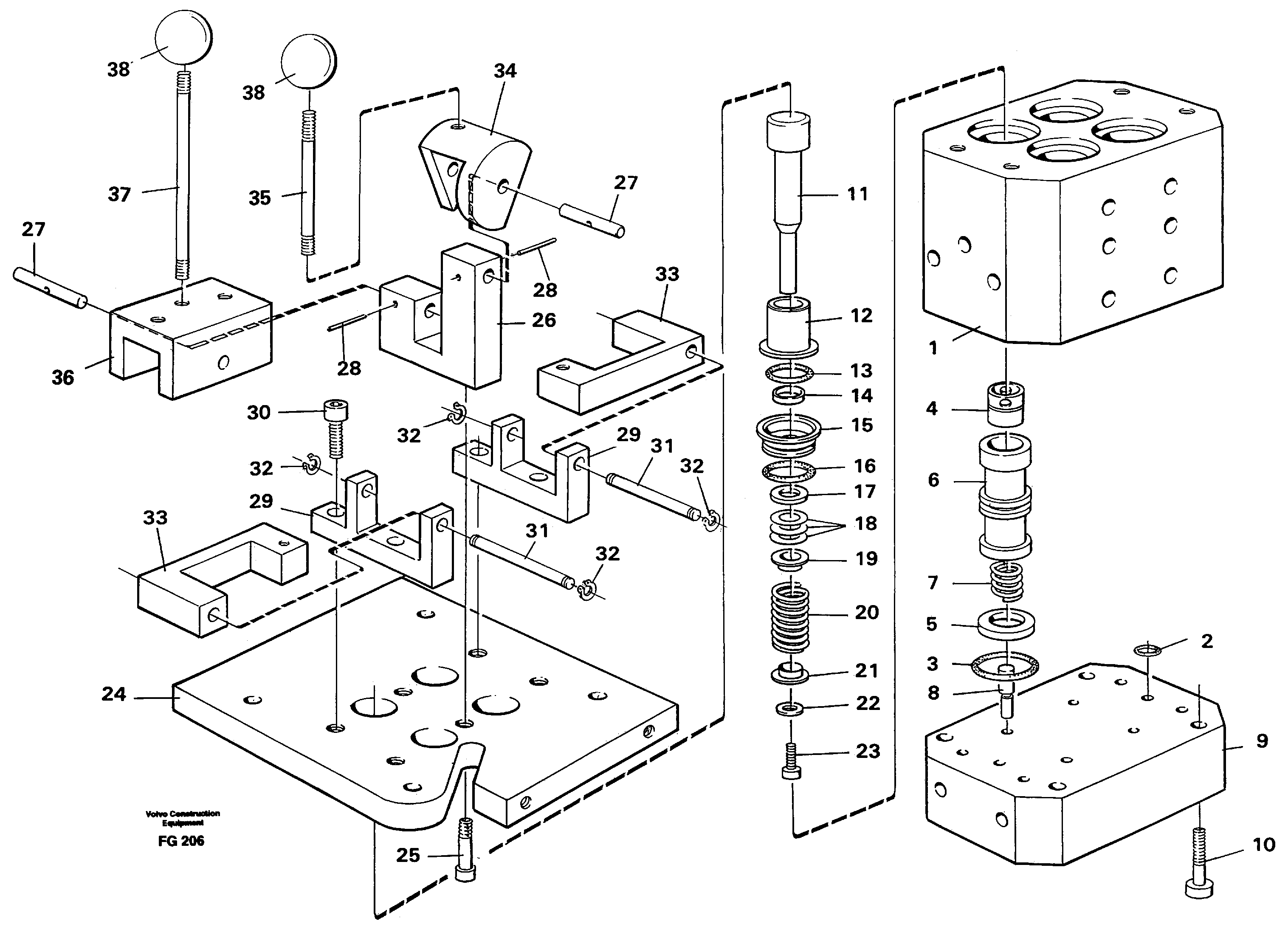 Control pressure valve — volvo parts diagram