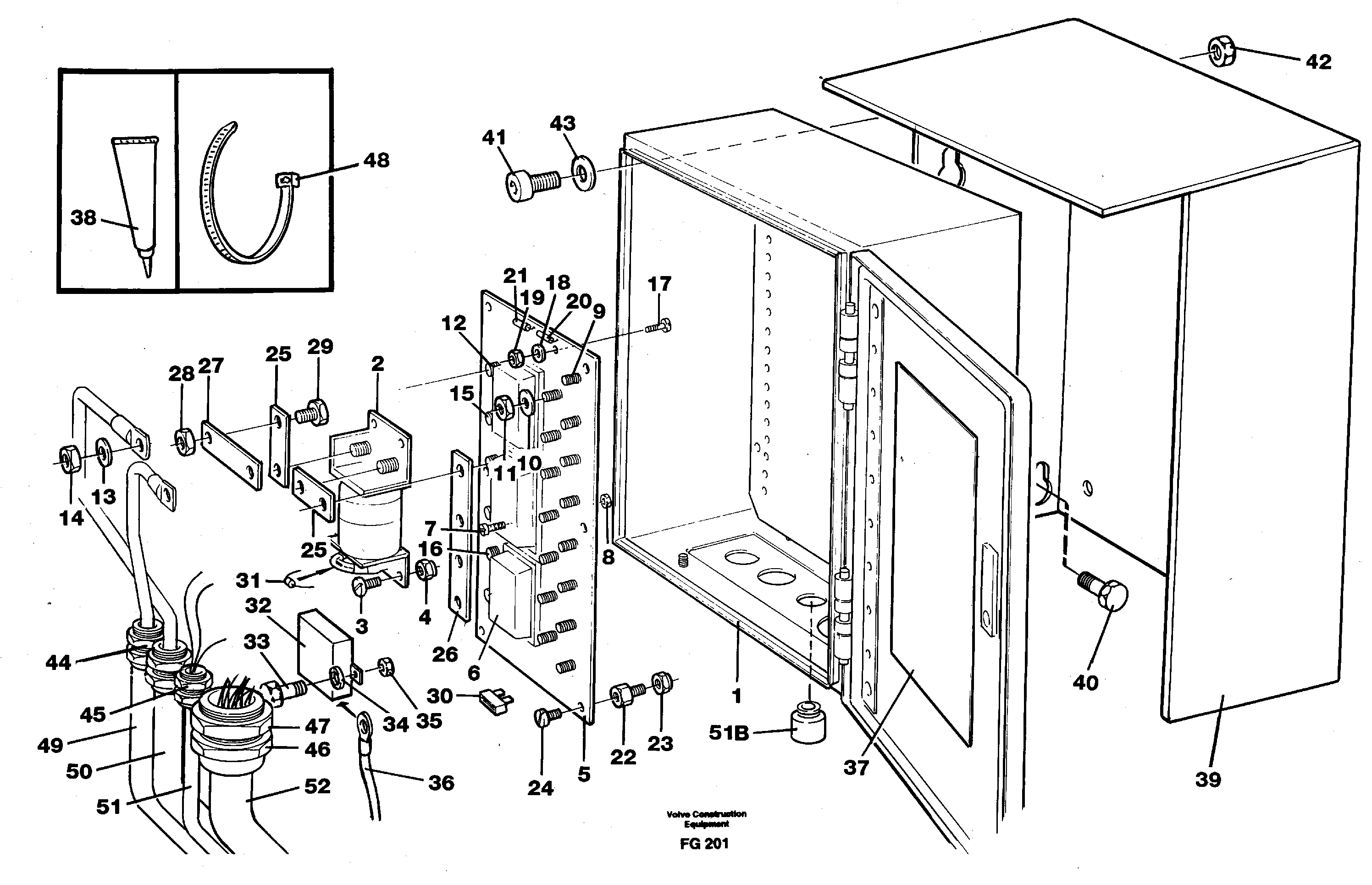 Main fuse box — volvo parts diagram