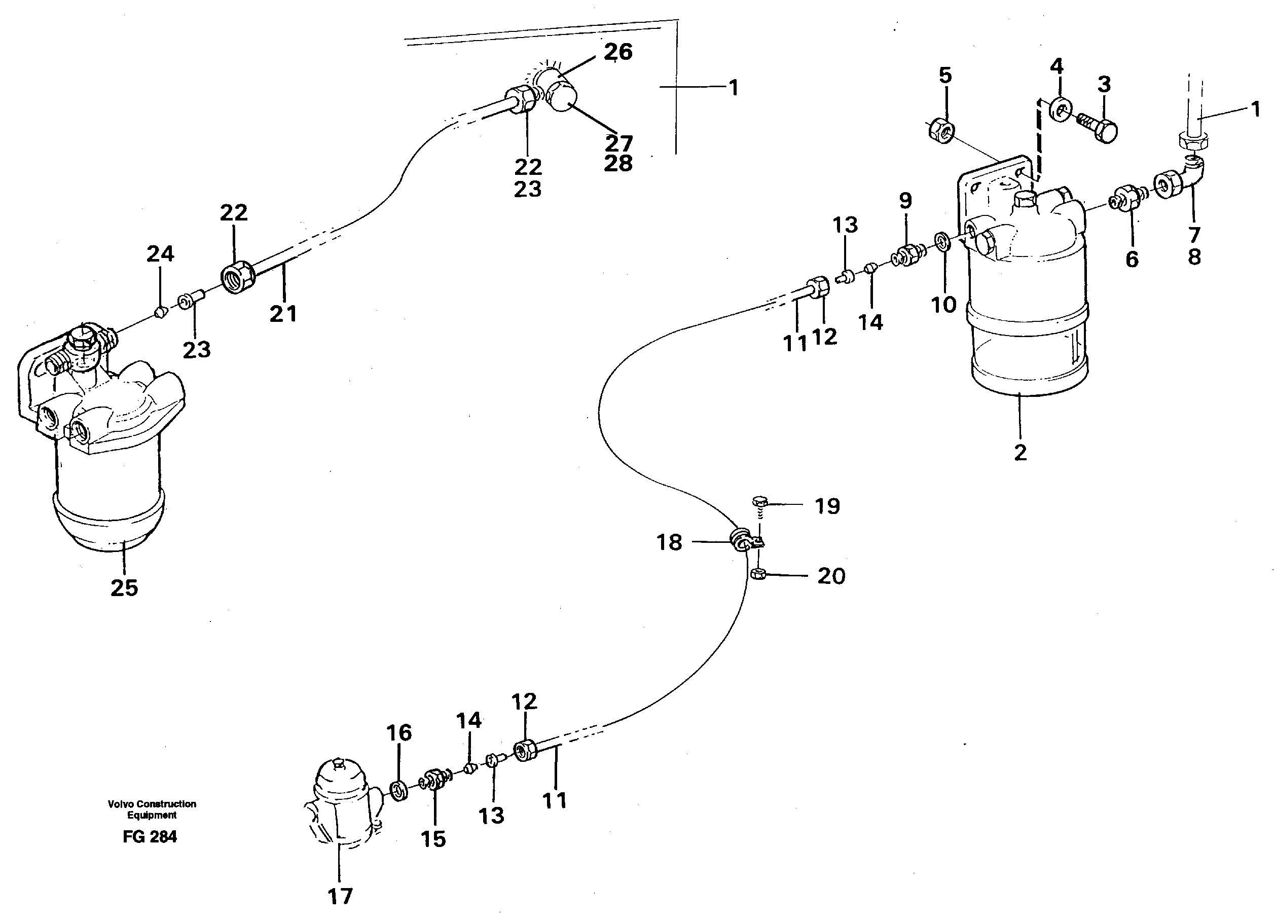 Fuel system: Fuel tank - fuel pump — volvo parts diagram