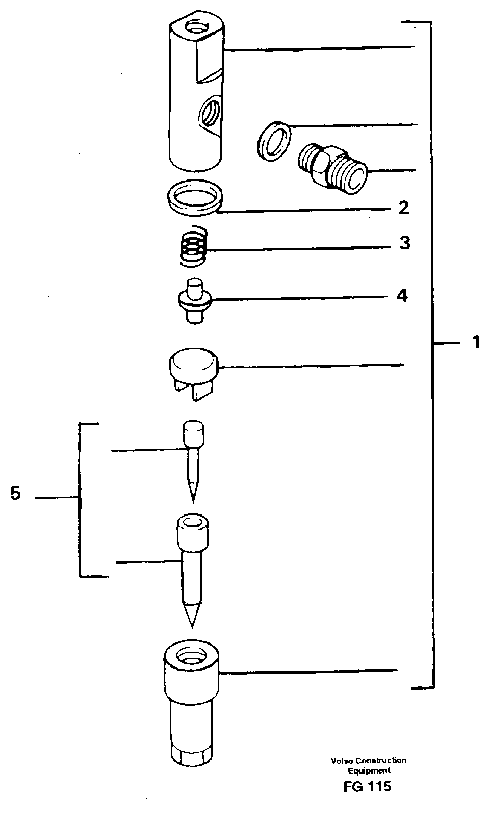Injector — volvo parts diagram