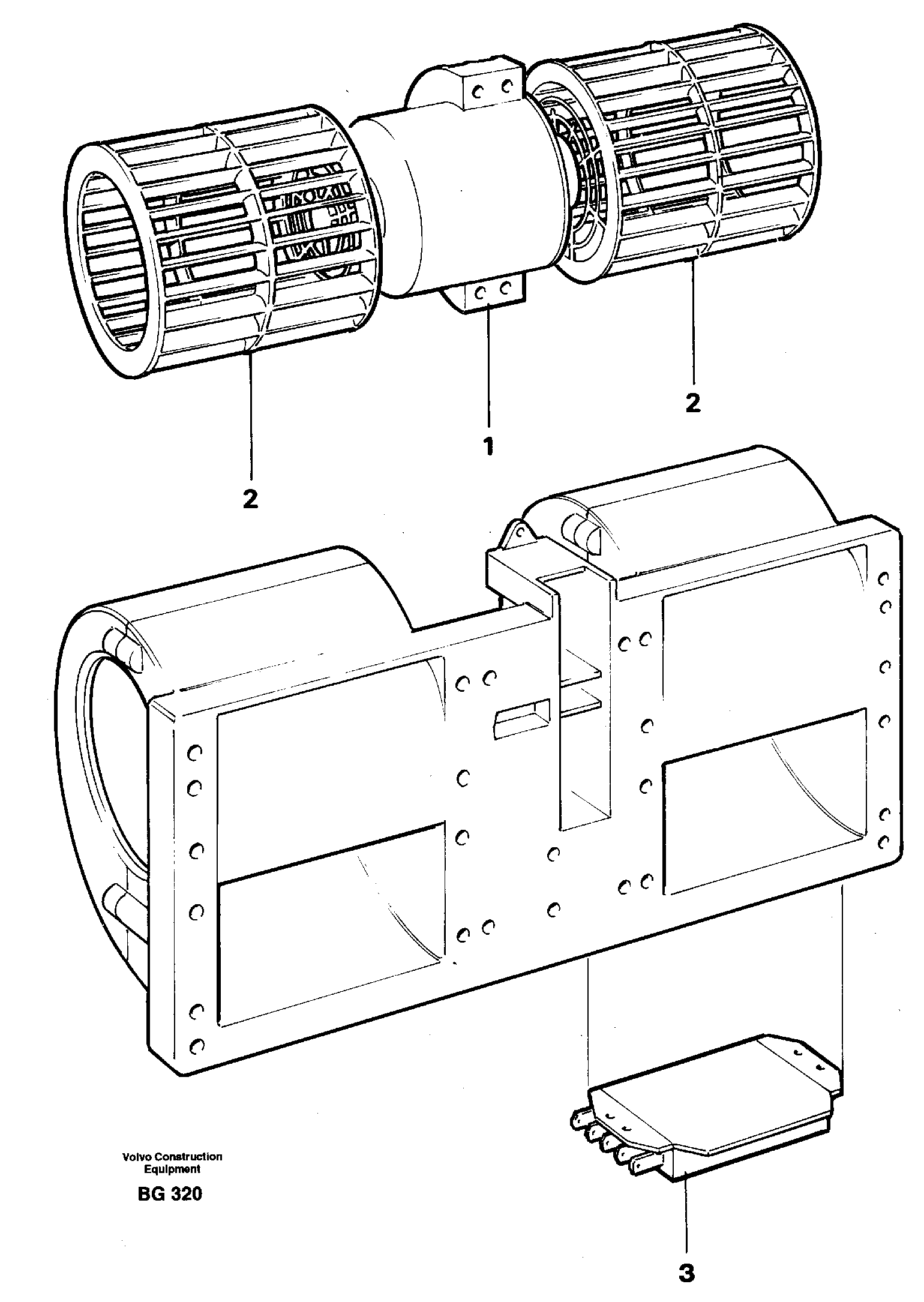 Fan — volvo parts diagram