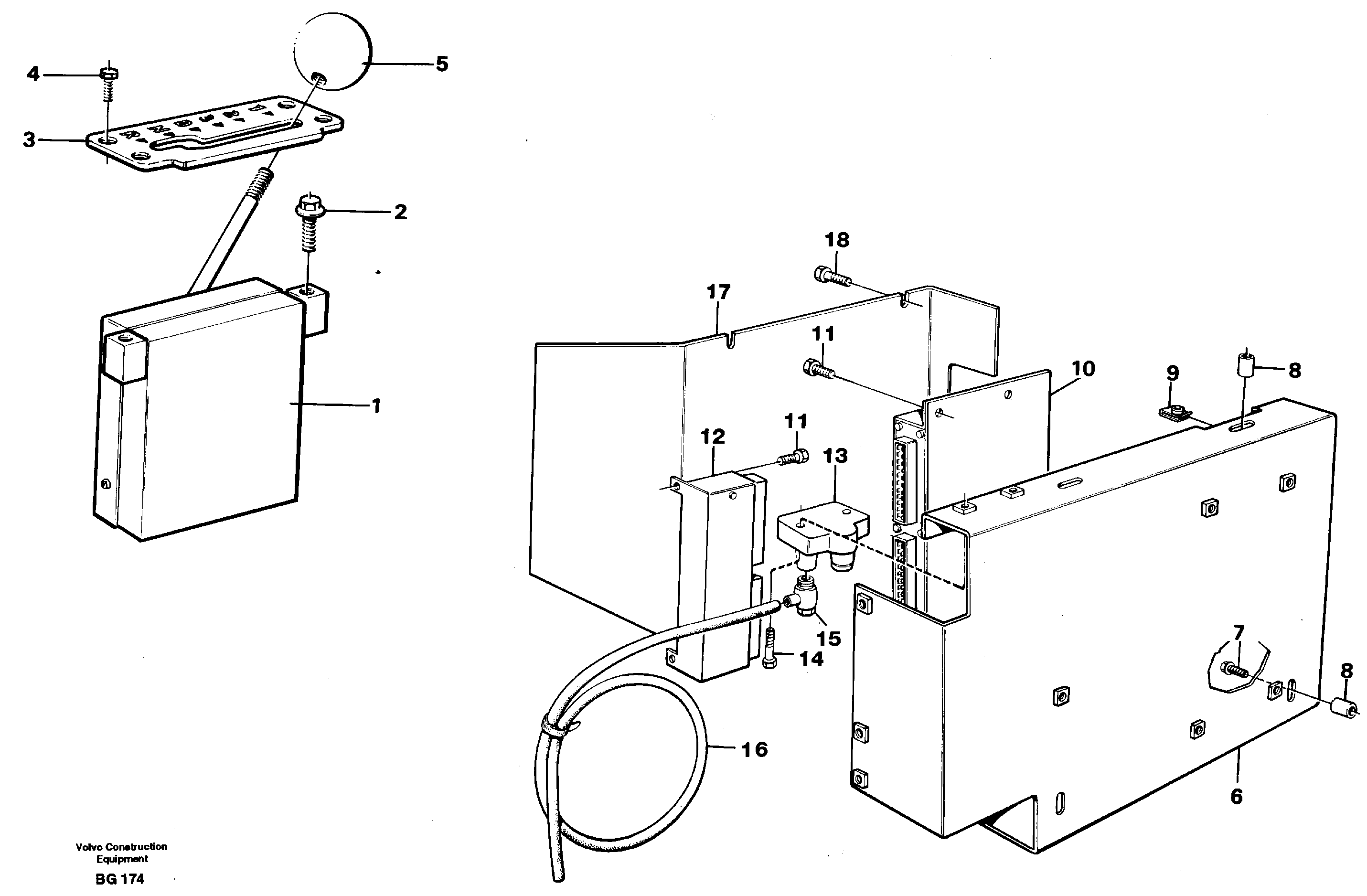 Control system, gear selector — volvo parts diagram