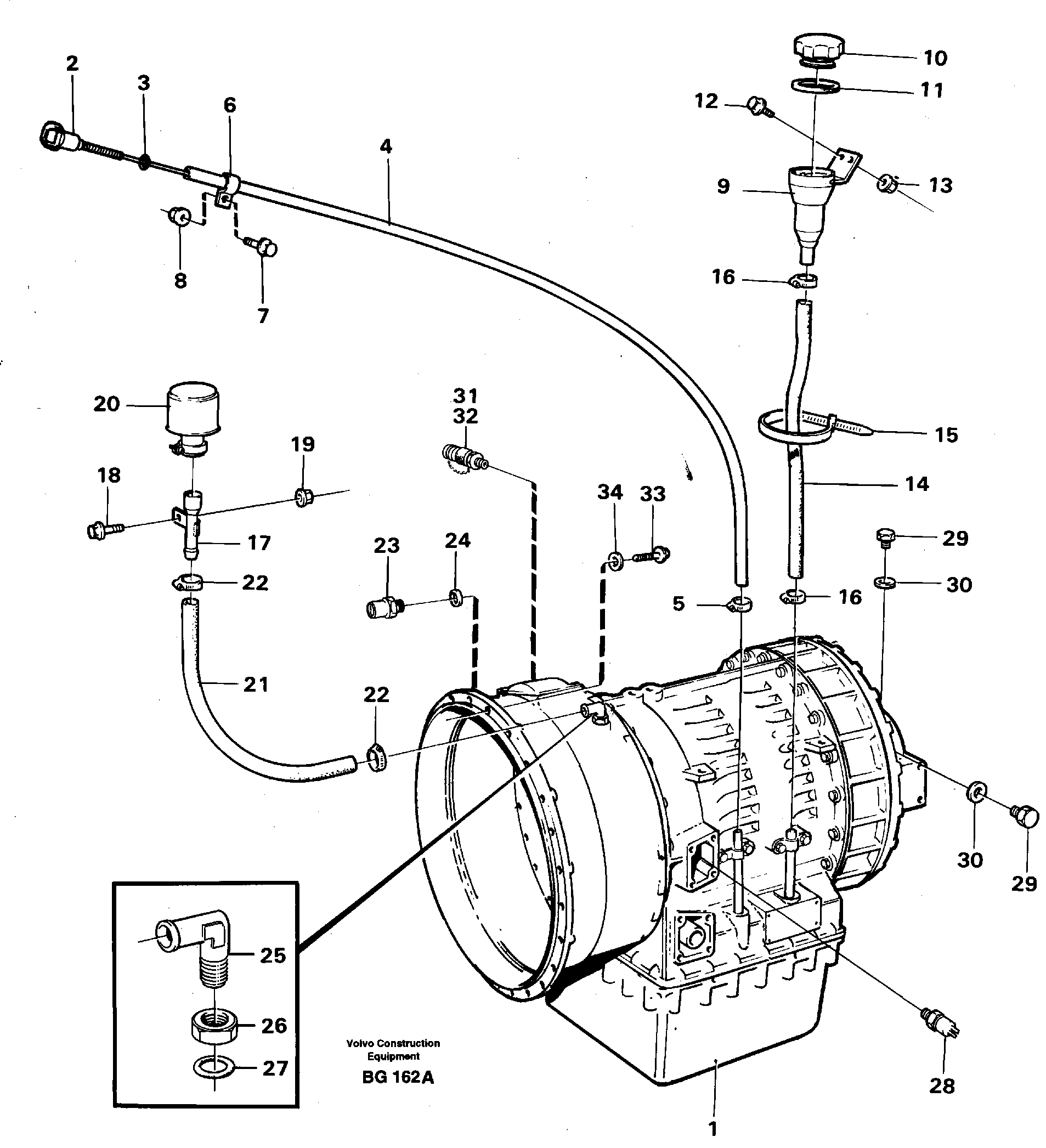 Power transmission — volvo parts diagram