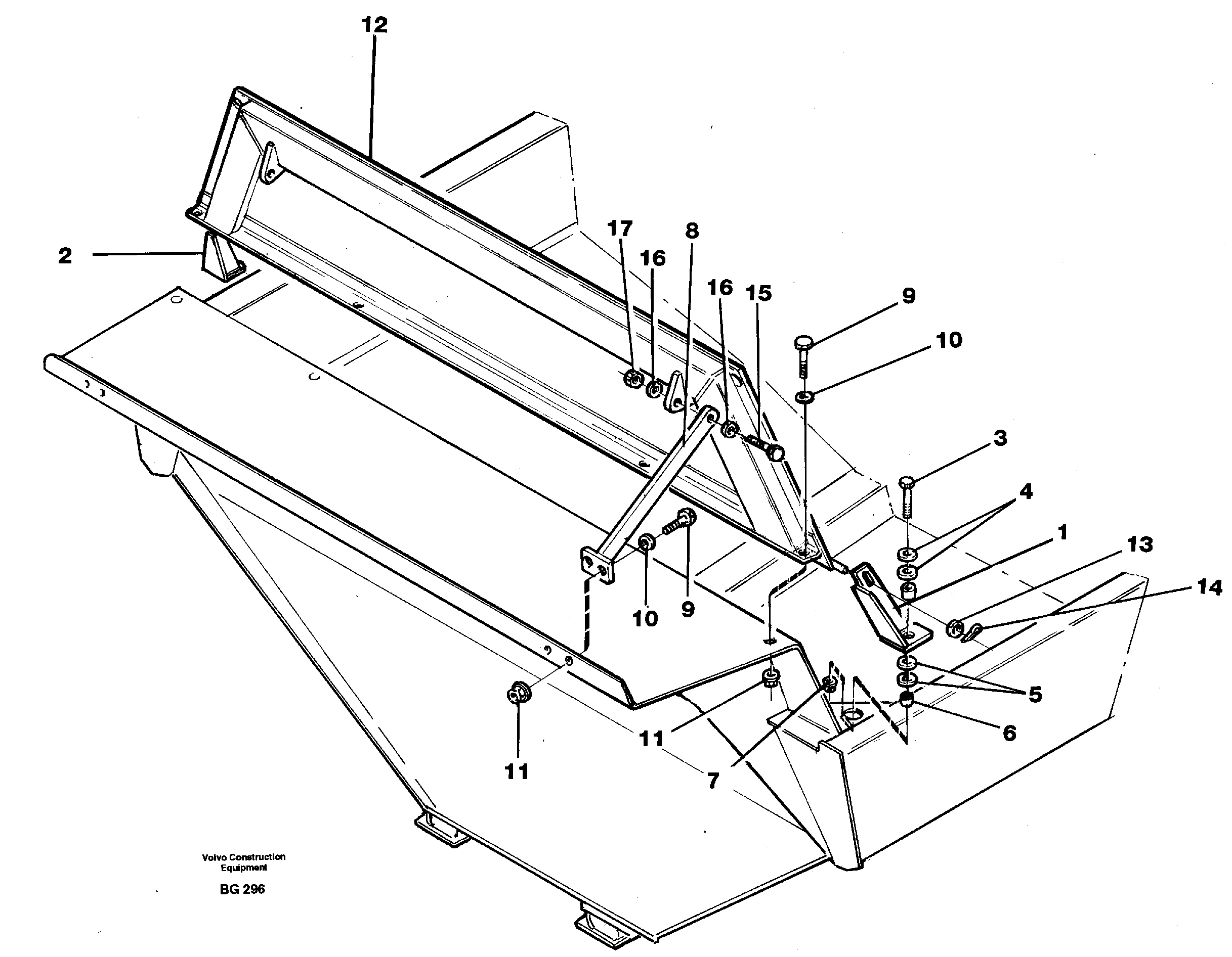 Extra front spillguard.  93018 — volvo parts diagram