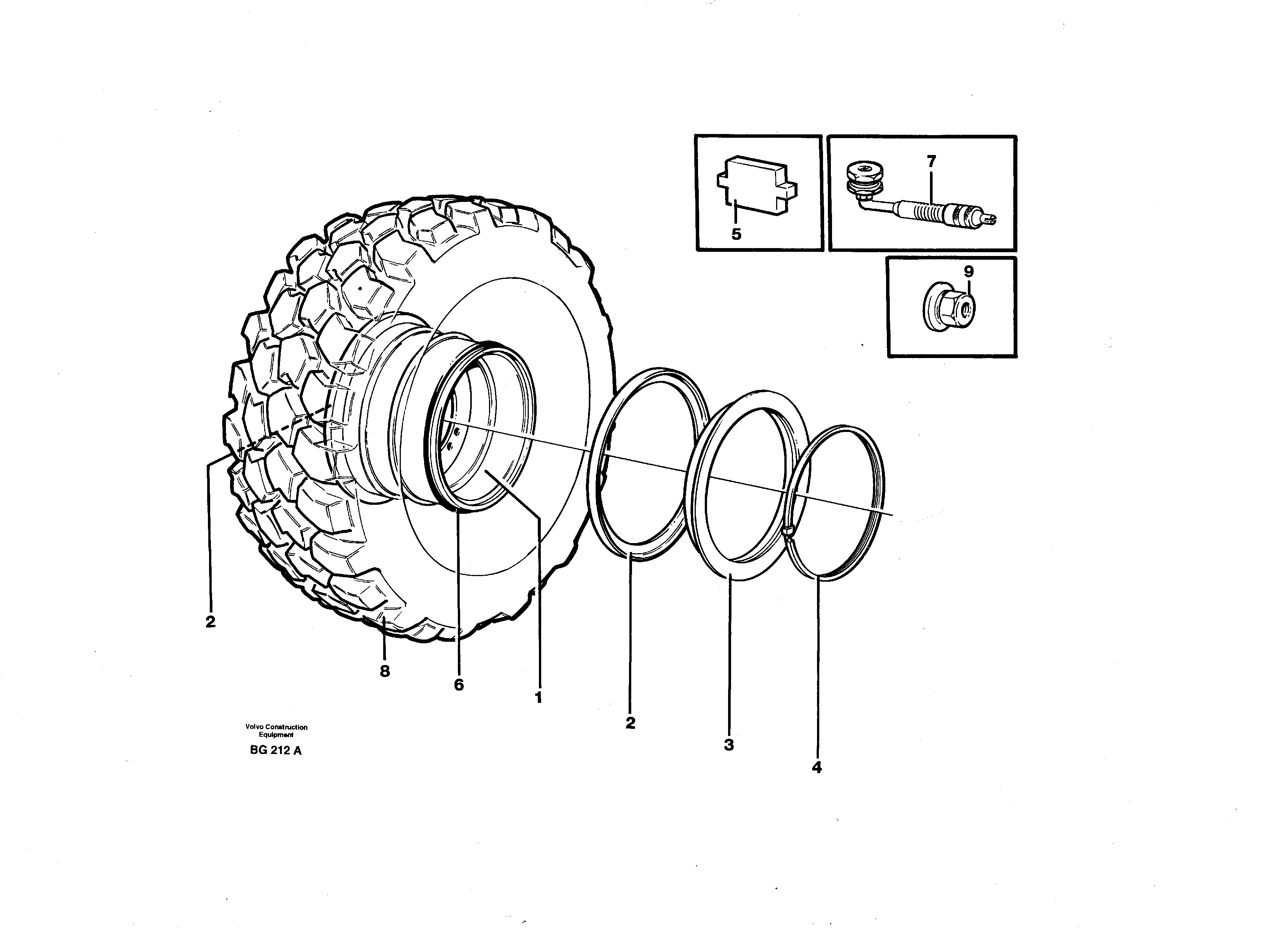 Wheel — volvo parts diagram