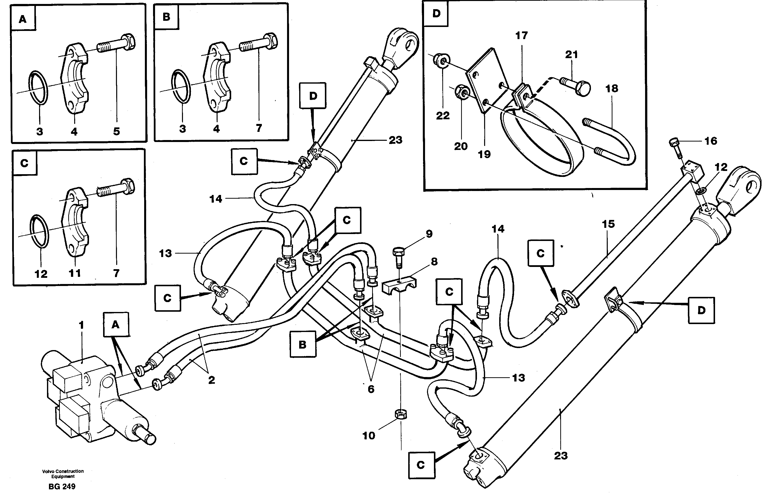Tipping system, load unit — volvo parts diagram