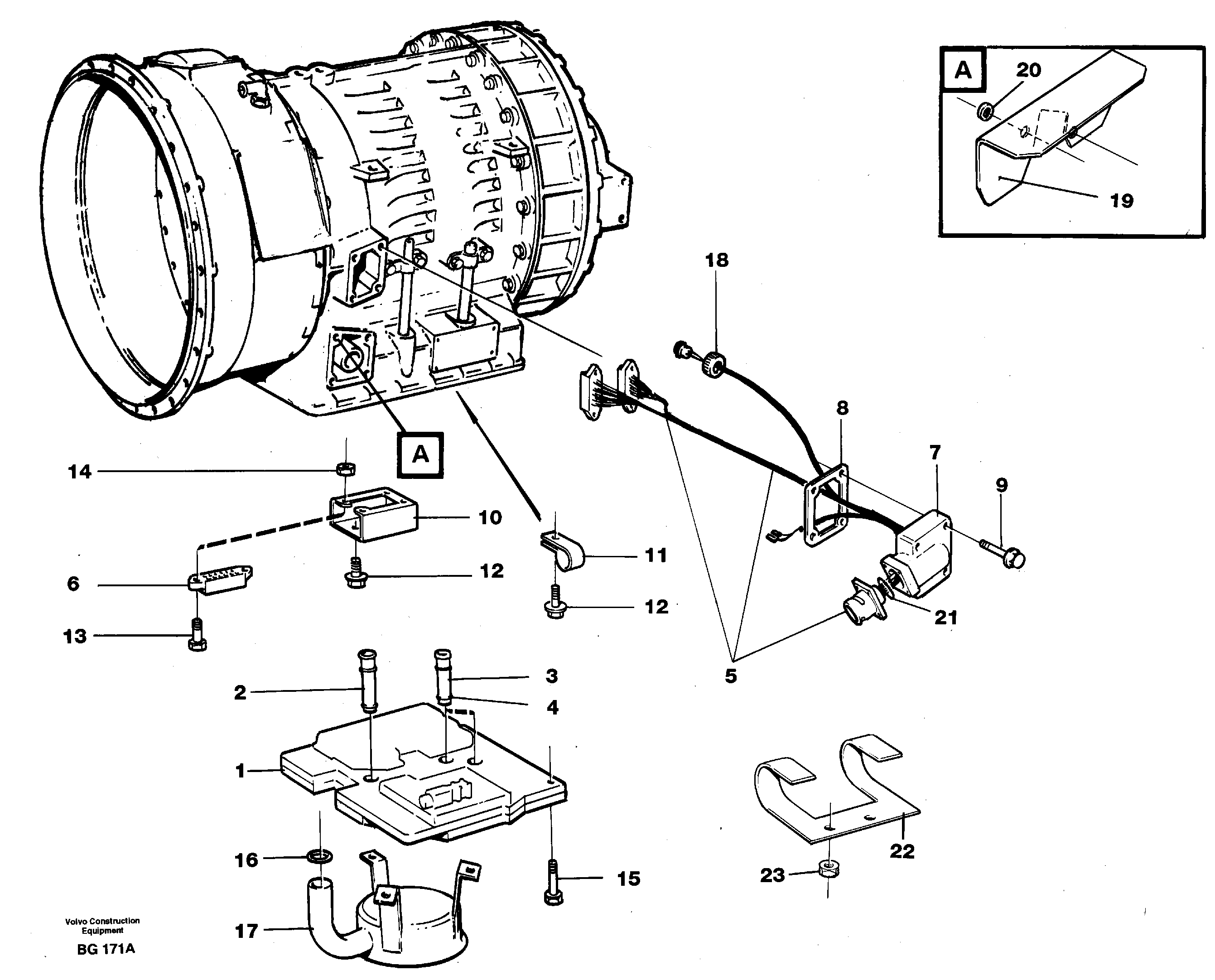 Control system with fitting parts — volvo parts diagram