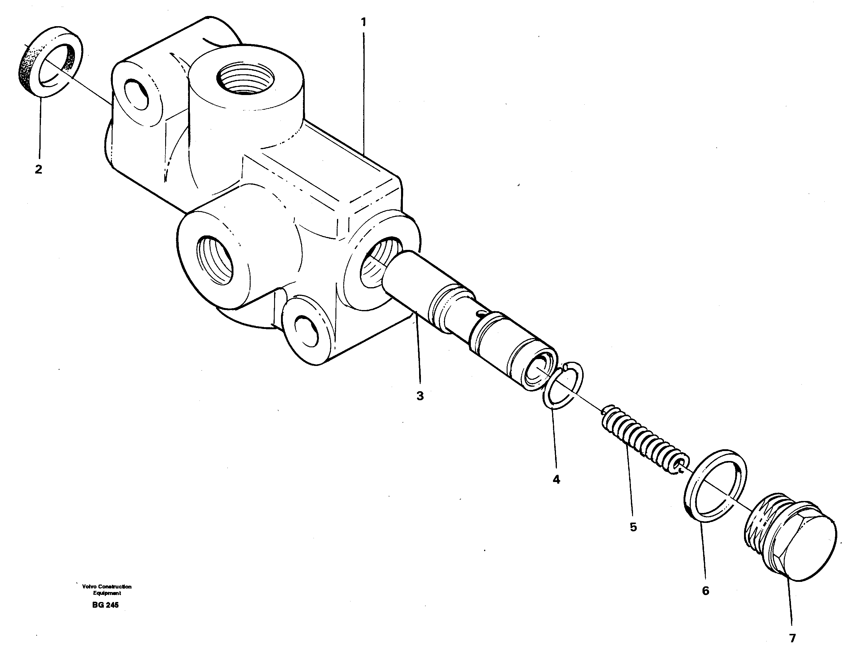 Relay valve — volvo parts diagram