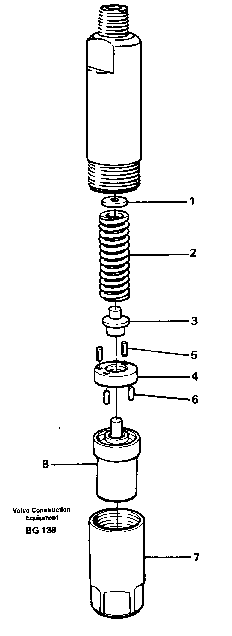 Injector — volvo parts diagram