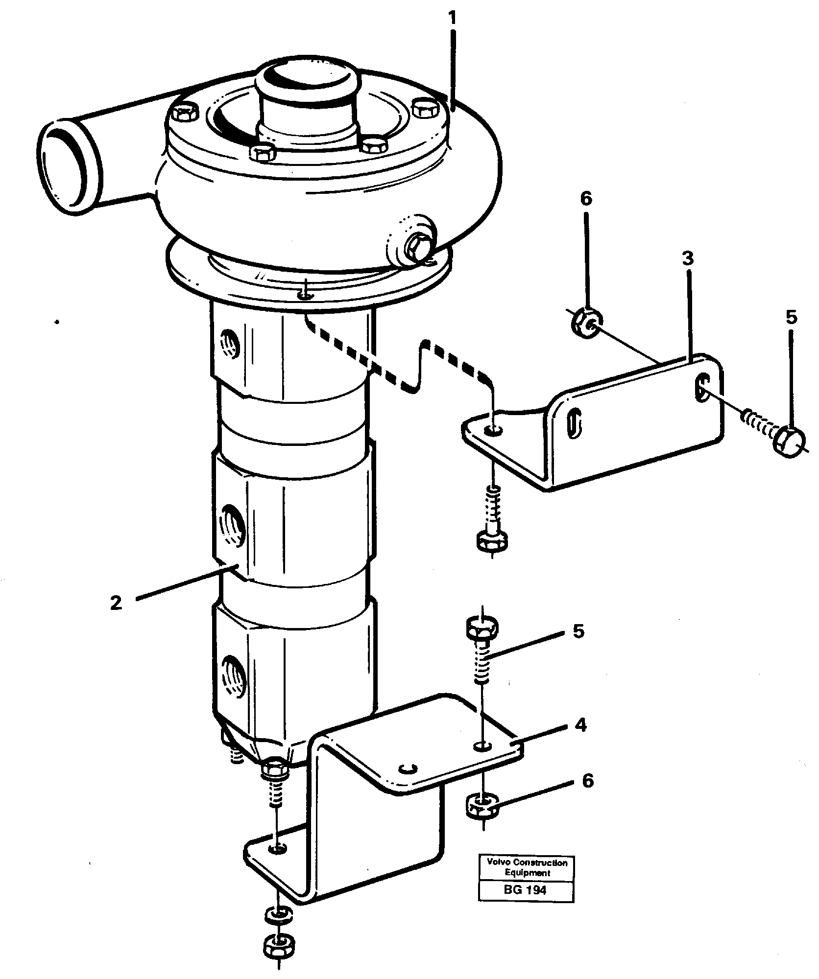 Water pump, secondary — volvo parts diagram