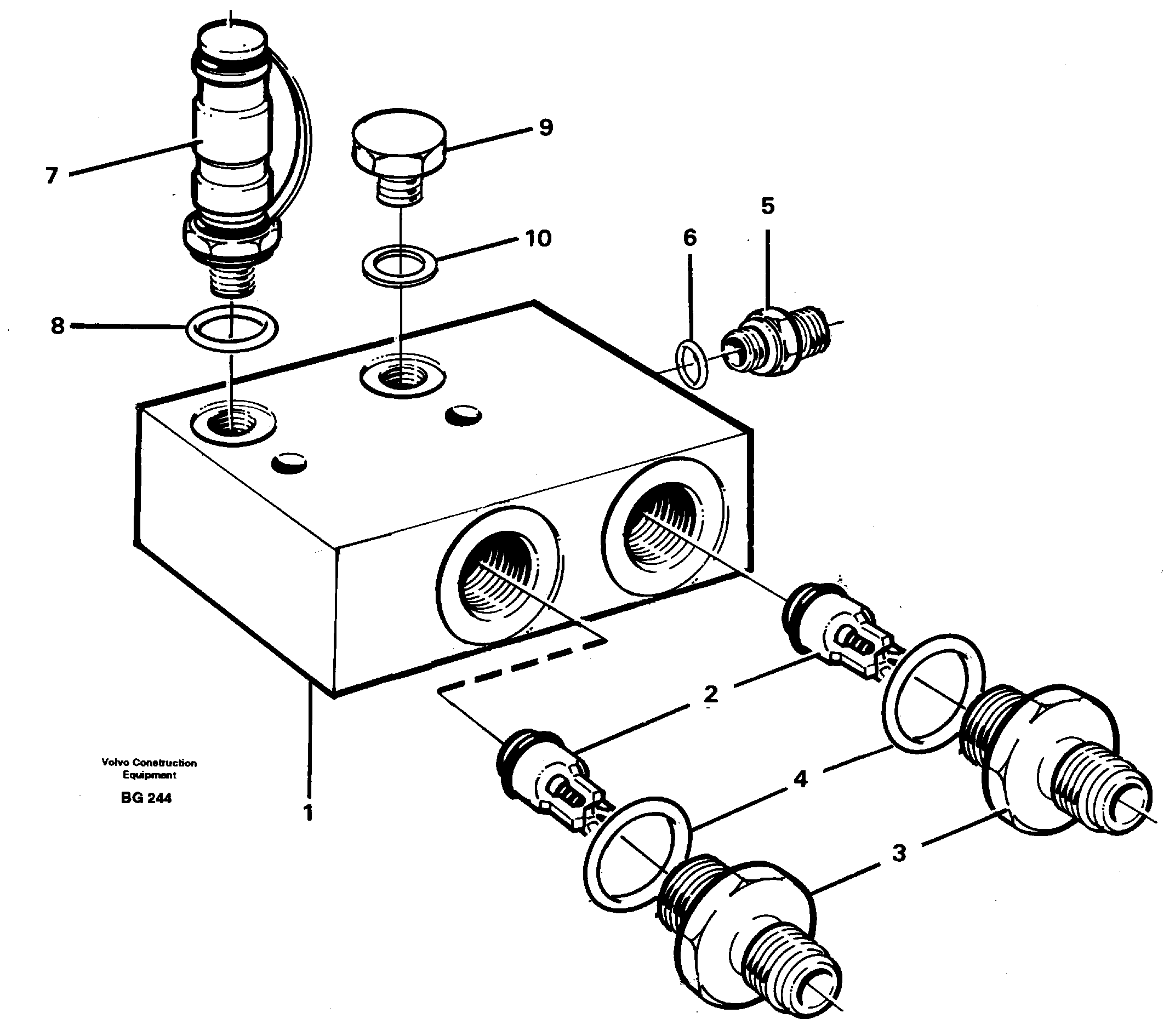 Valve housing — volvo parts diagram