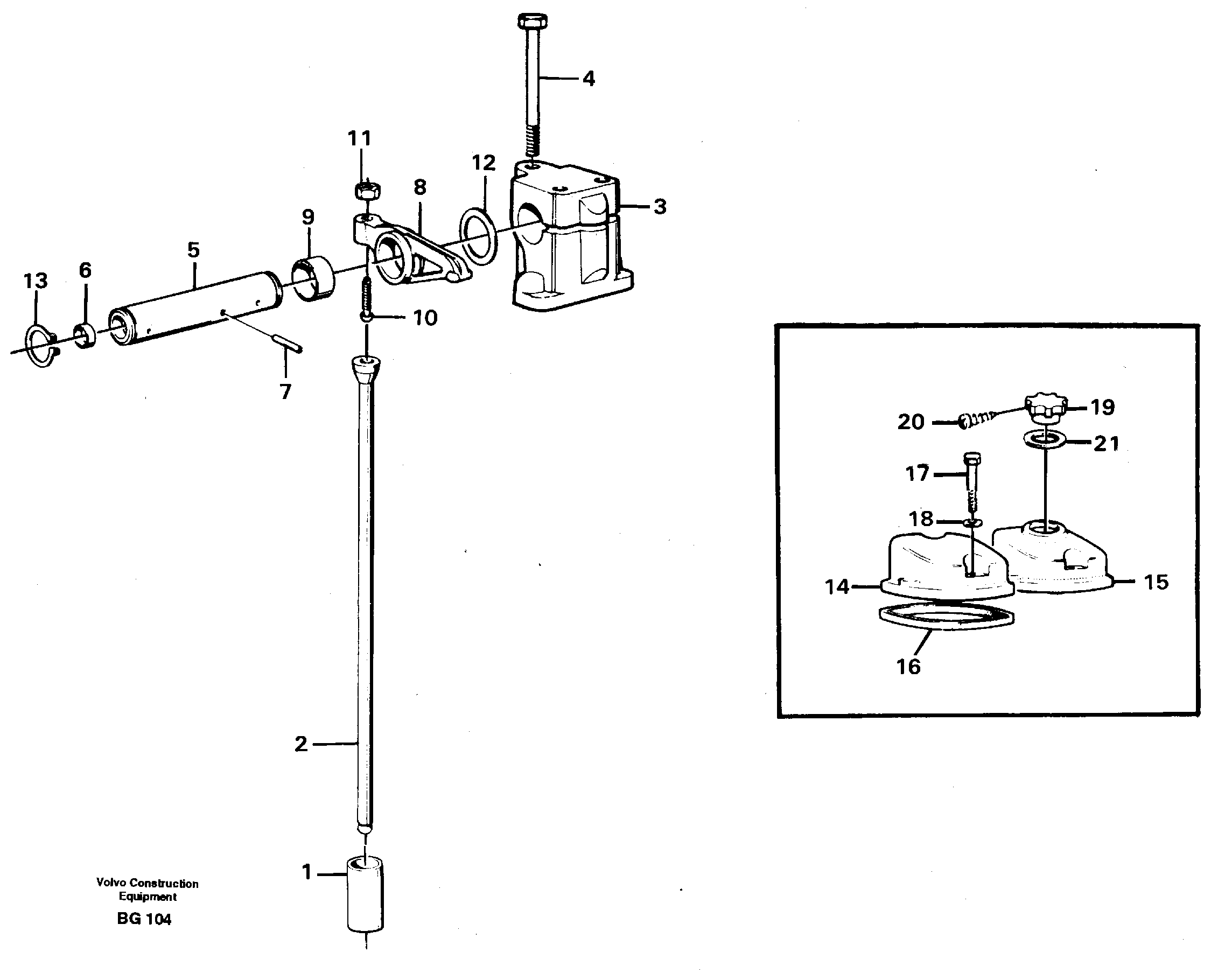 Valve mechanism — volvo parts diagram