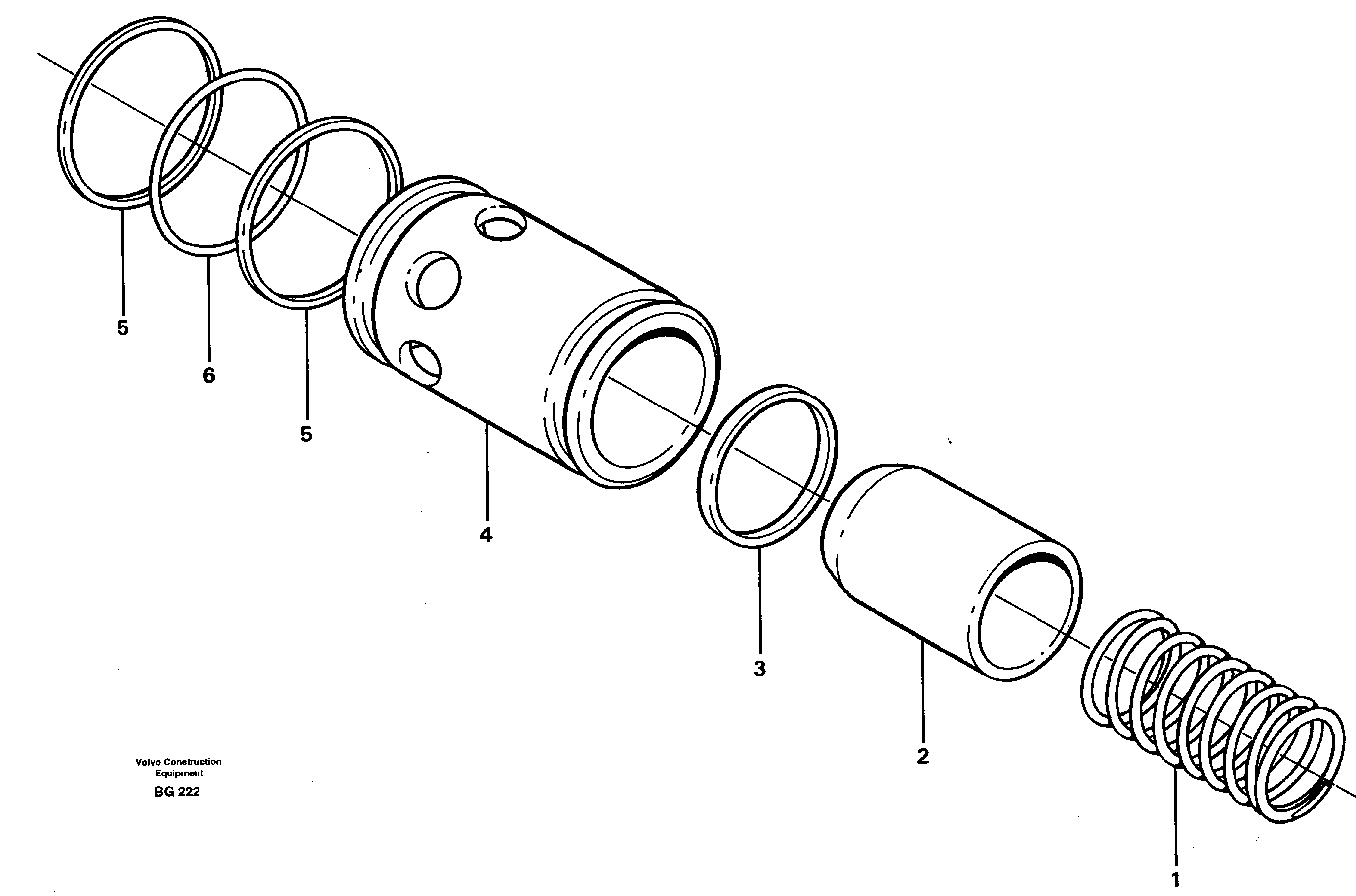 Valve, circuit body and return valve — volvo parts diagram