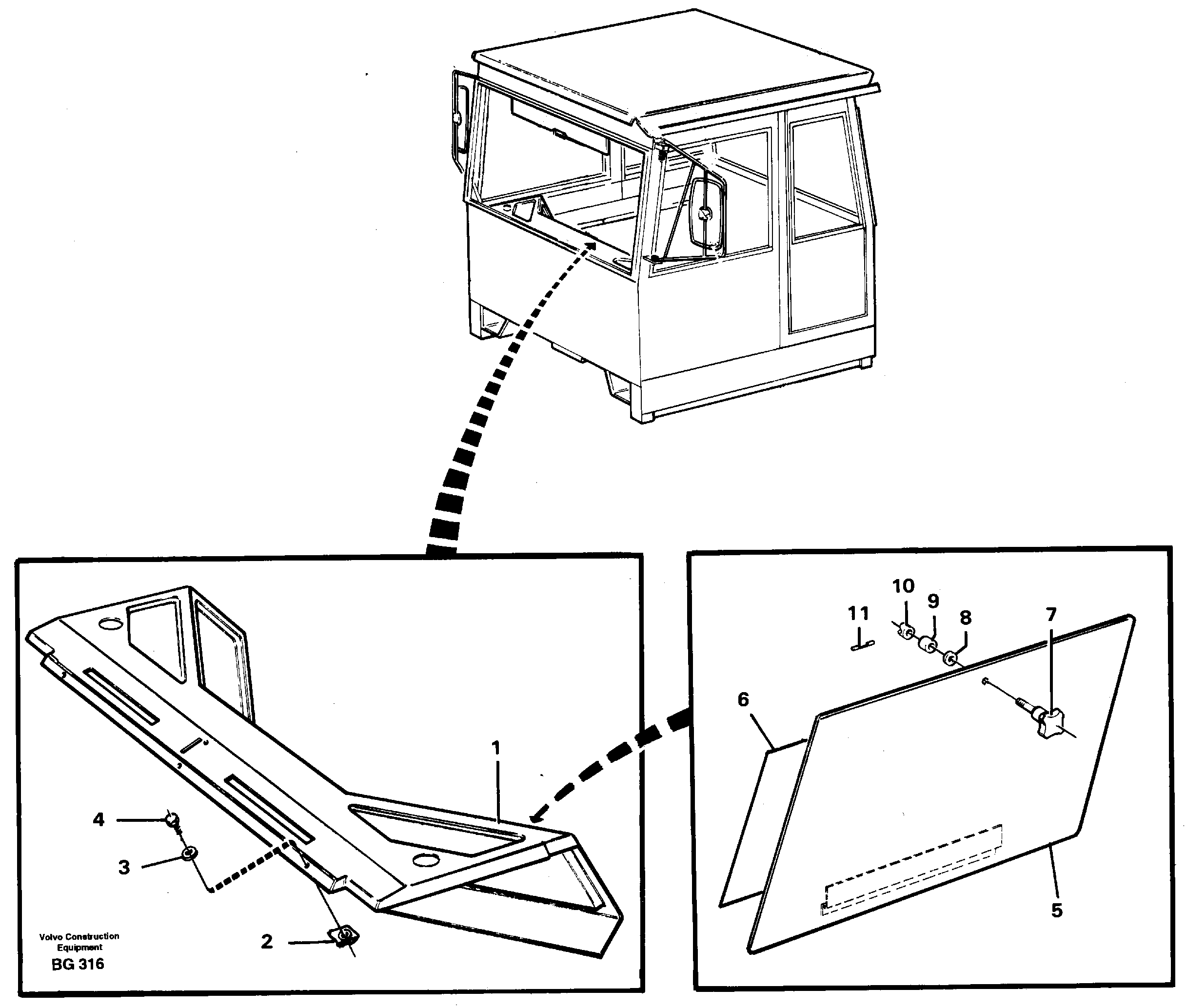 Instrument panel — volvo parts diagram