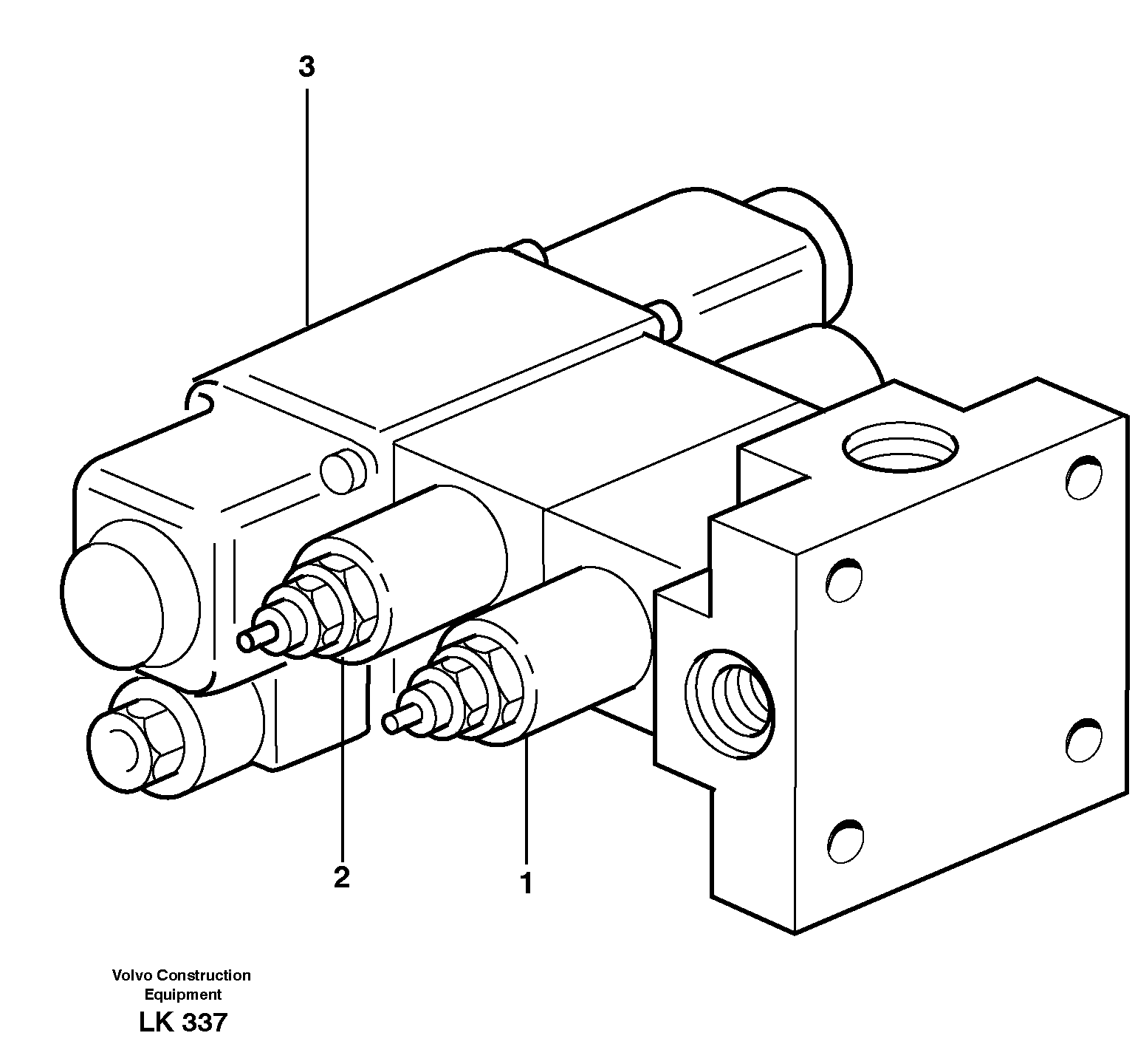 Magnet valve  14303049 — volvo parts diagram