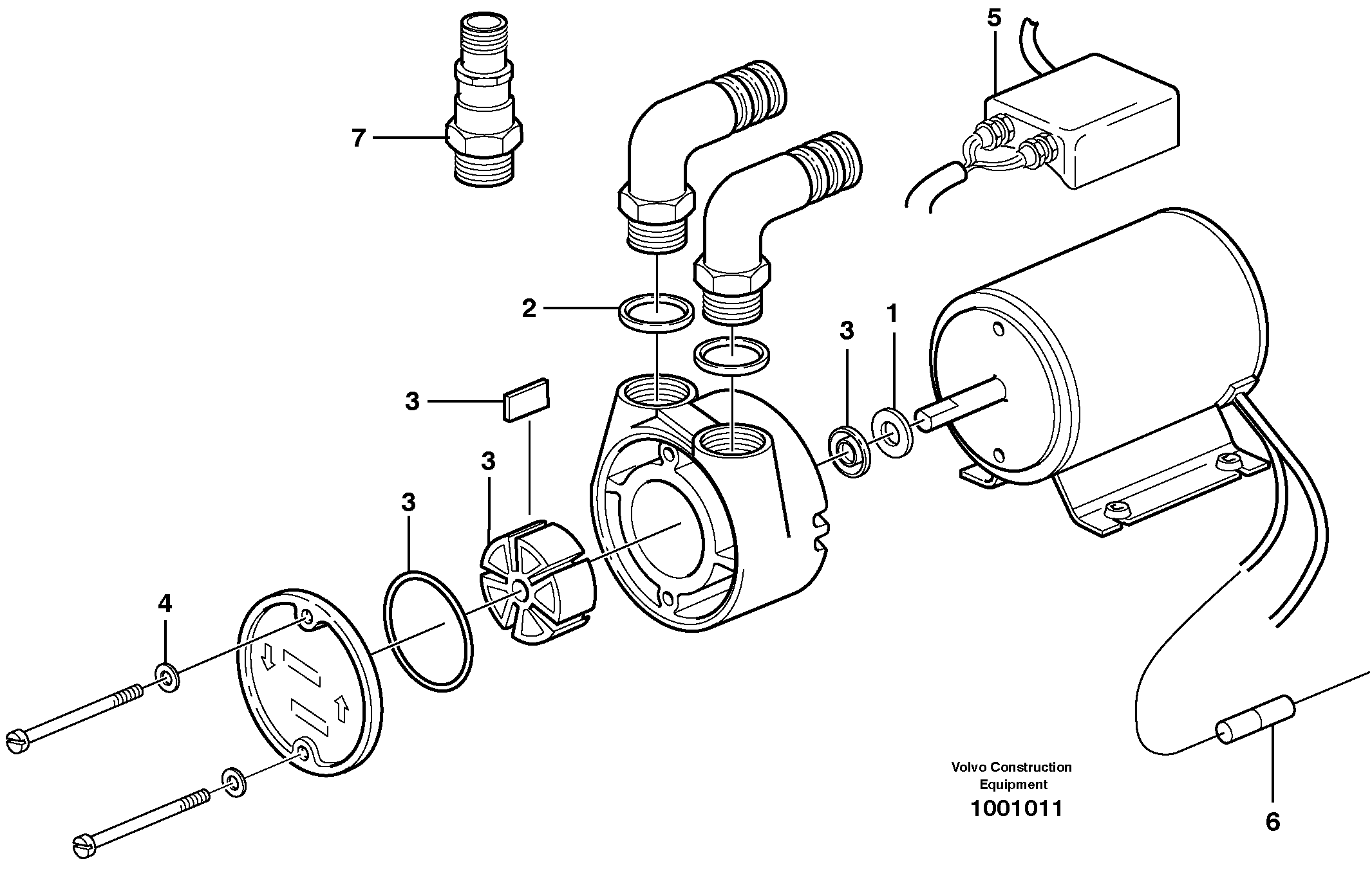 Fuel pump 14302802 — volvo parts diagram