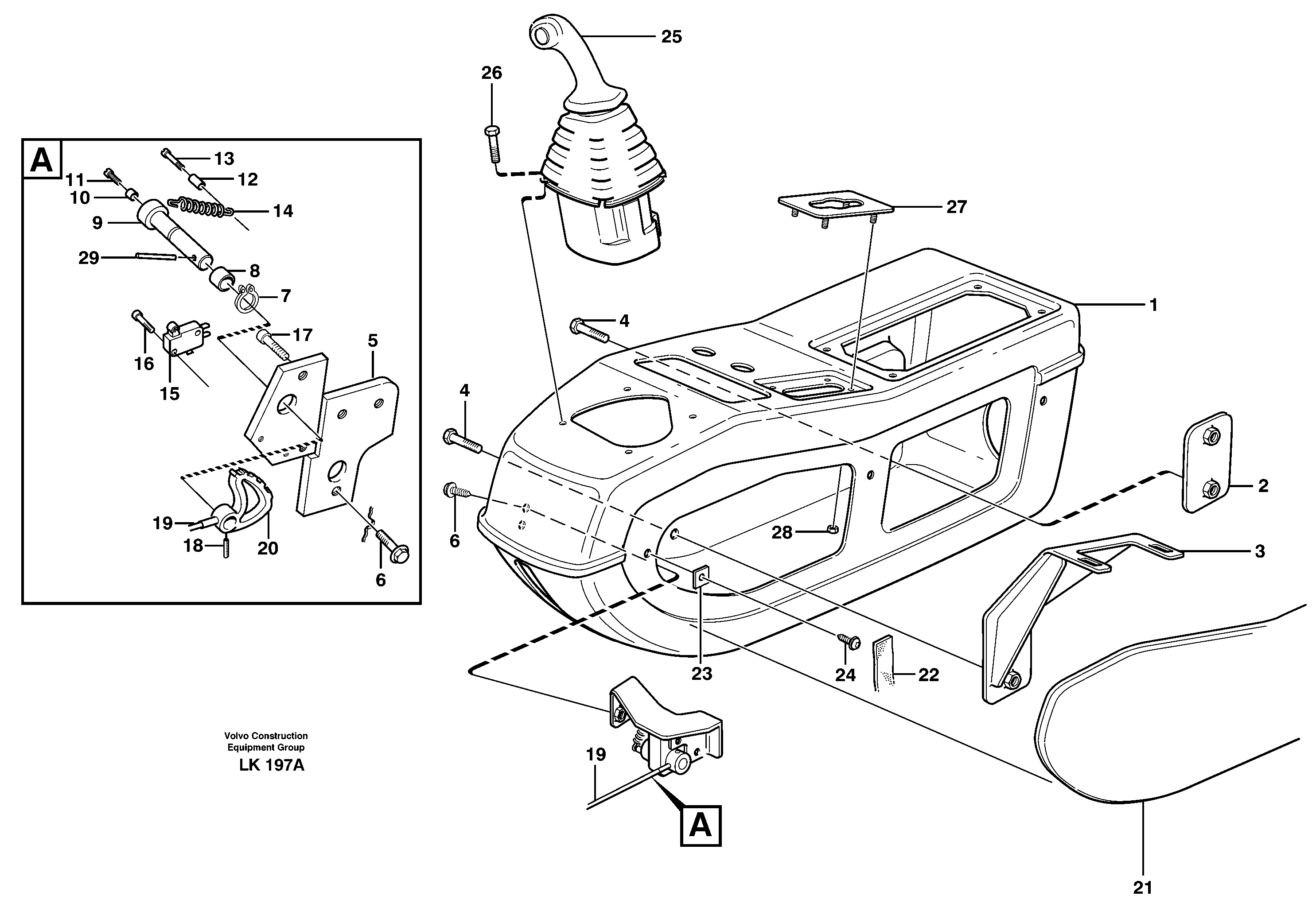 Side panel, left — volvo parts diagram