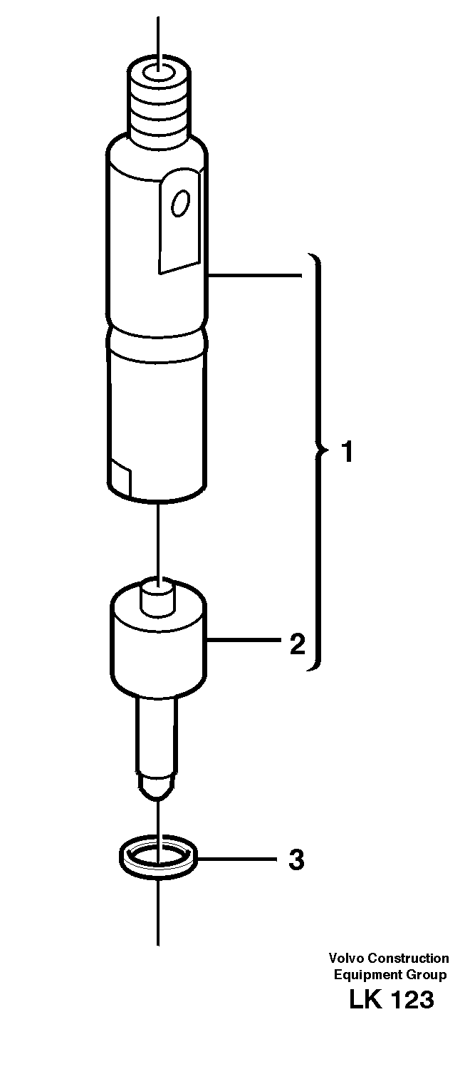 Injector — volvo parts diagram