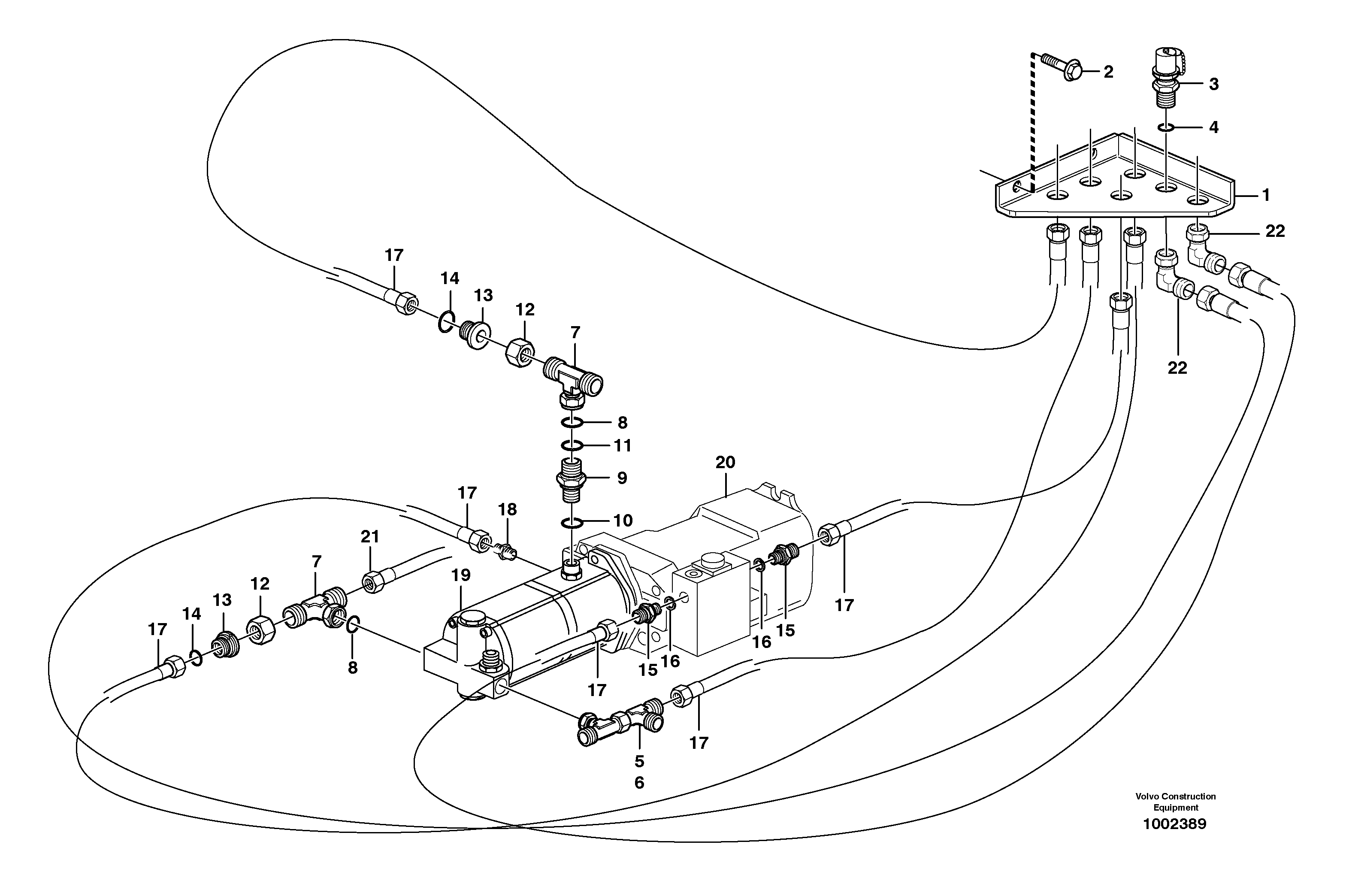 Servo hydraulics, Testing sleeve — volvo parts diagram