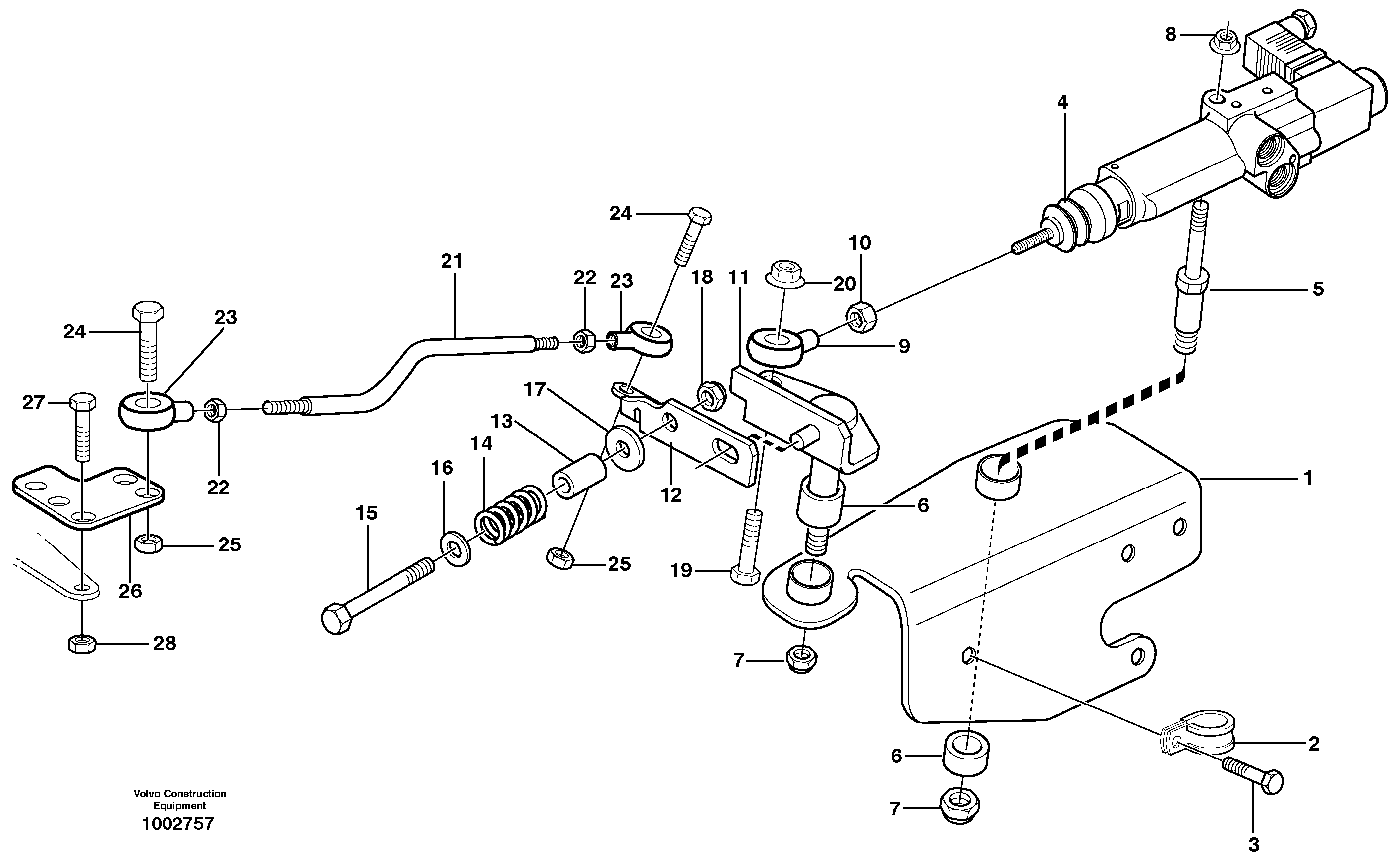 Speed control SER NO 1445 - — volvo parts diagram